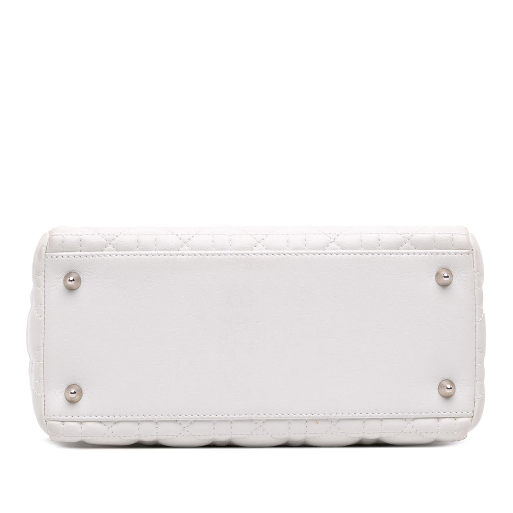 Dior Medium Lambskin Cannage Lady Dior