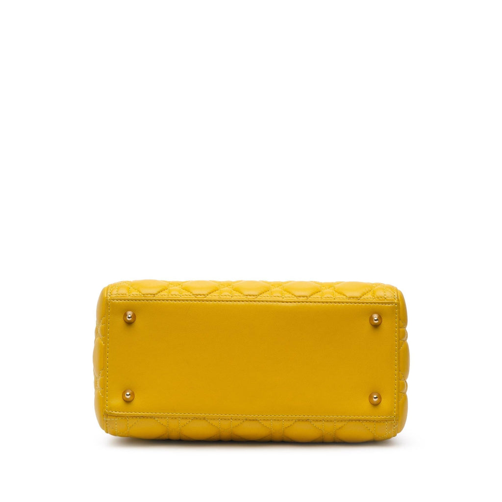 Dior Medium Lambskin Cannage Lady Dior