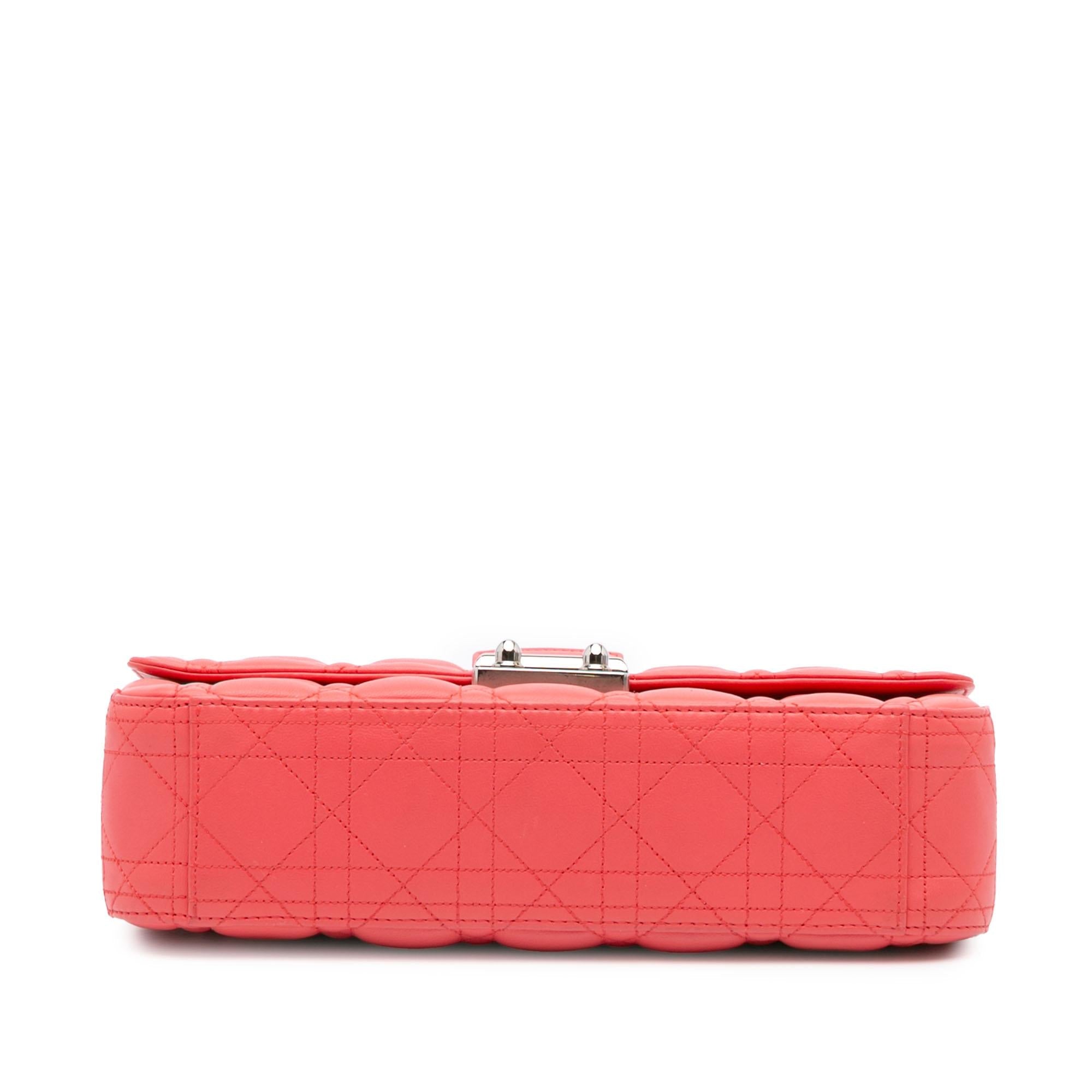 Dior Medium Lambskin Cannage Miss Dior Flap