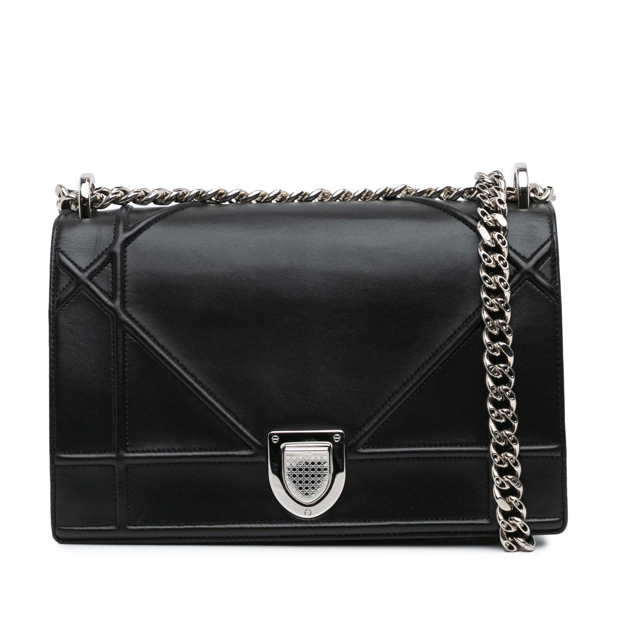Dior Medium Lambskin Diorama Flap
