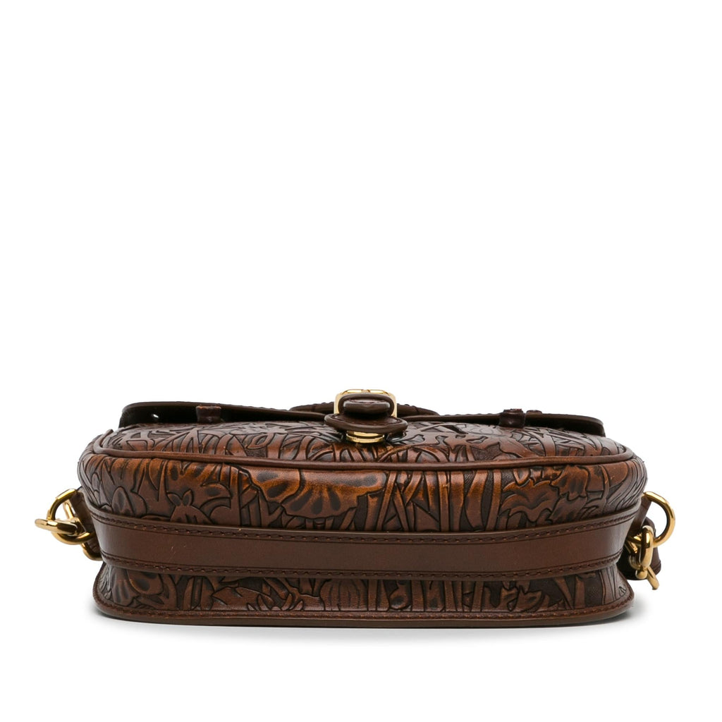Dior Medium Laser Cut Floral Bobby (SHG-WuA4PN)