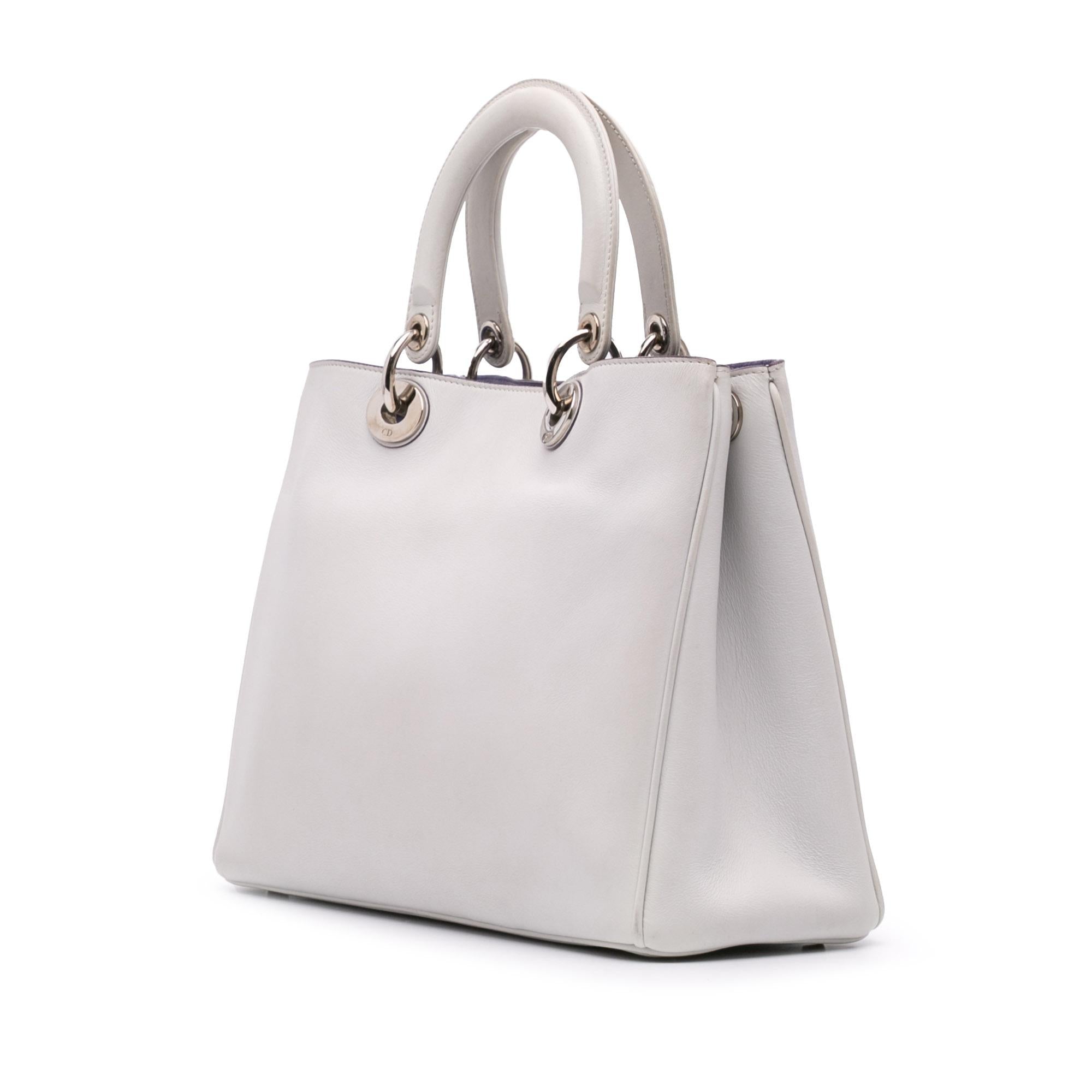 Dior Medium Leather Diorissimo Satchel