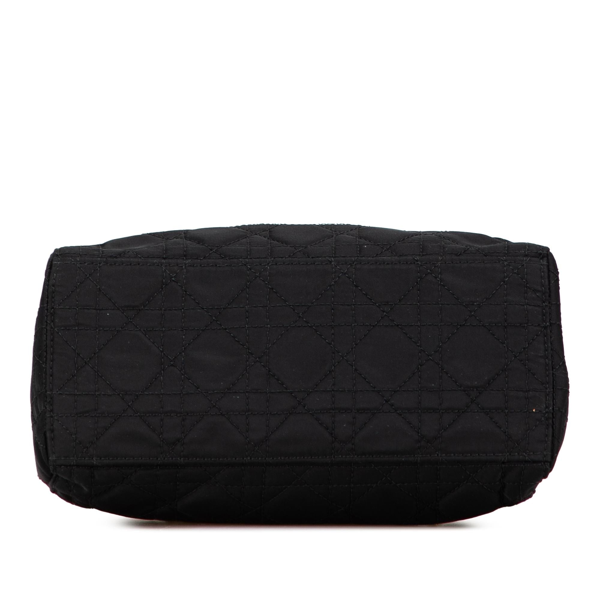 Dior Medium Nylon Cannage Lady Dior