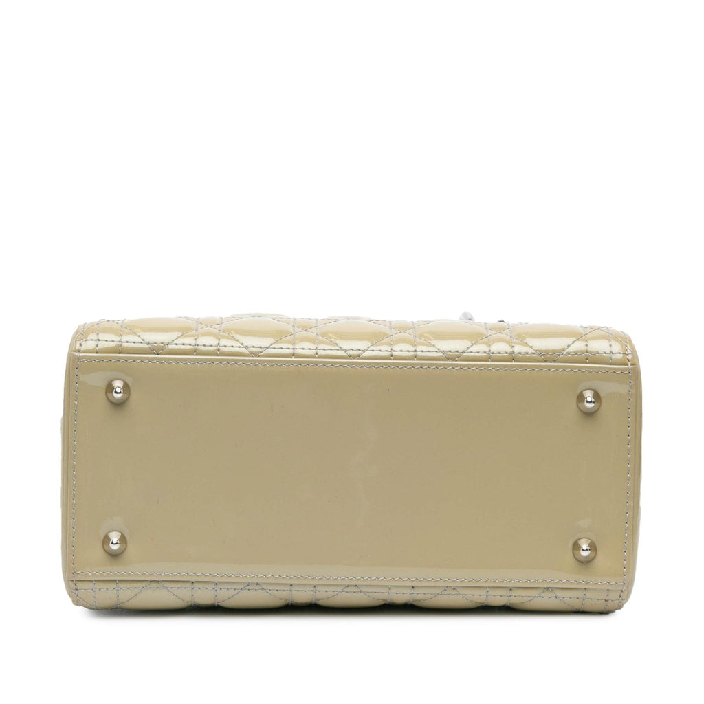 Dior Medium Patent Cannage Lady Dior