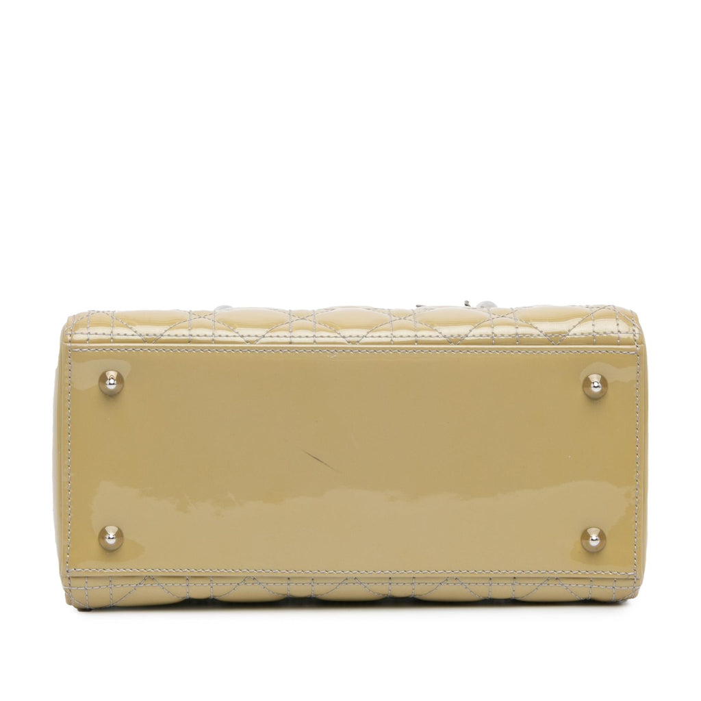 Dior Medium Patent Cannage Lady Dior