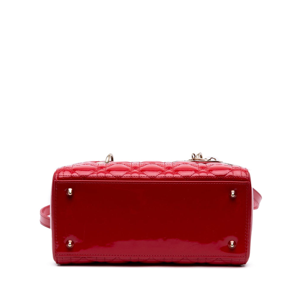 Dior Medium Patent Cannage Lady Dior