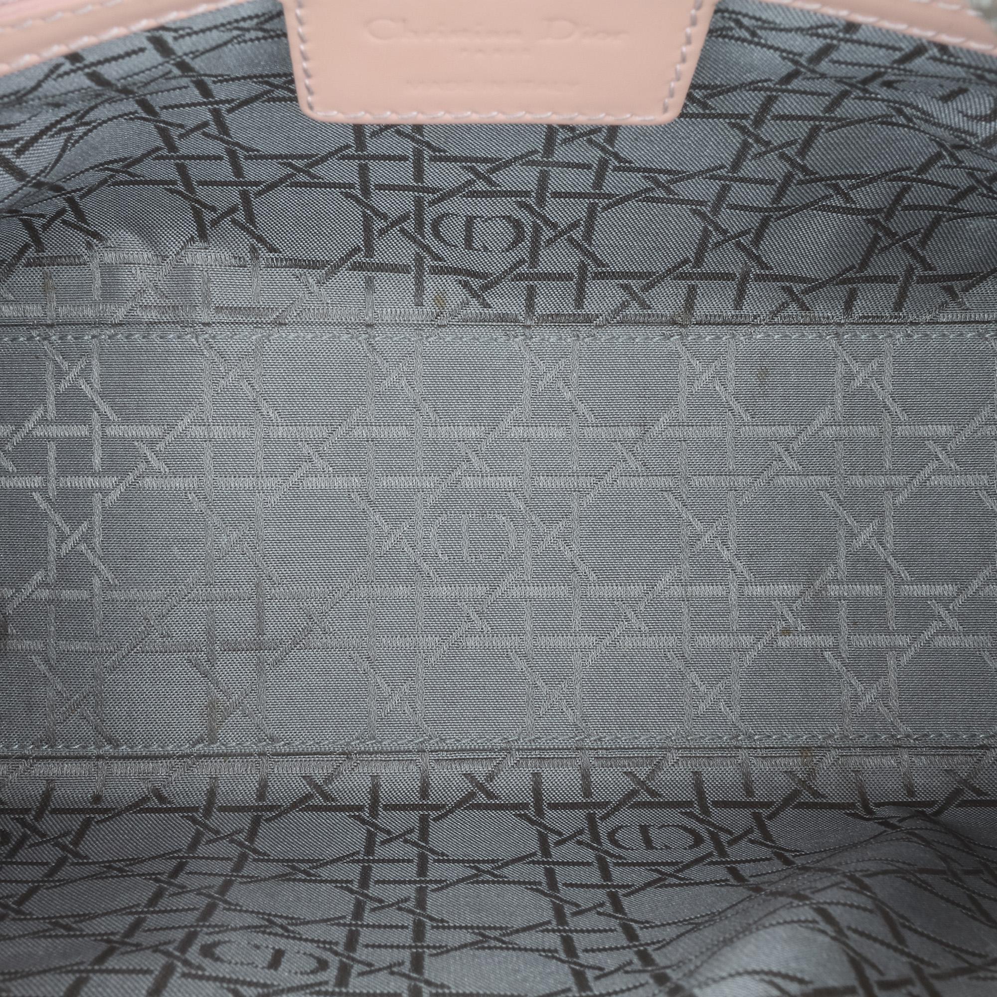 Dior Medium Patent Cannage Lady Dior