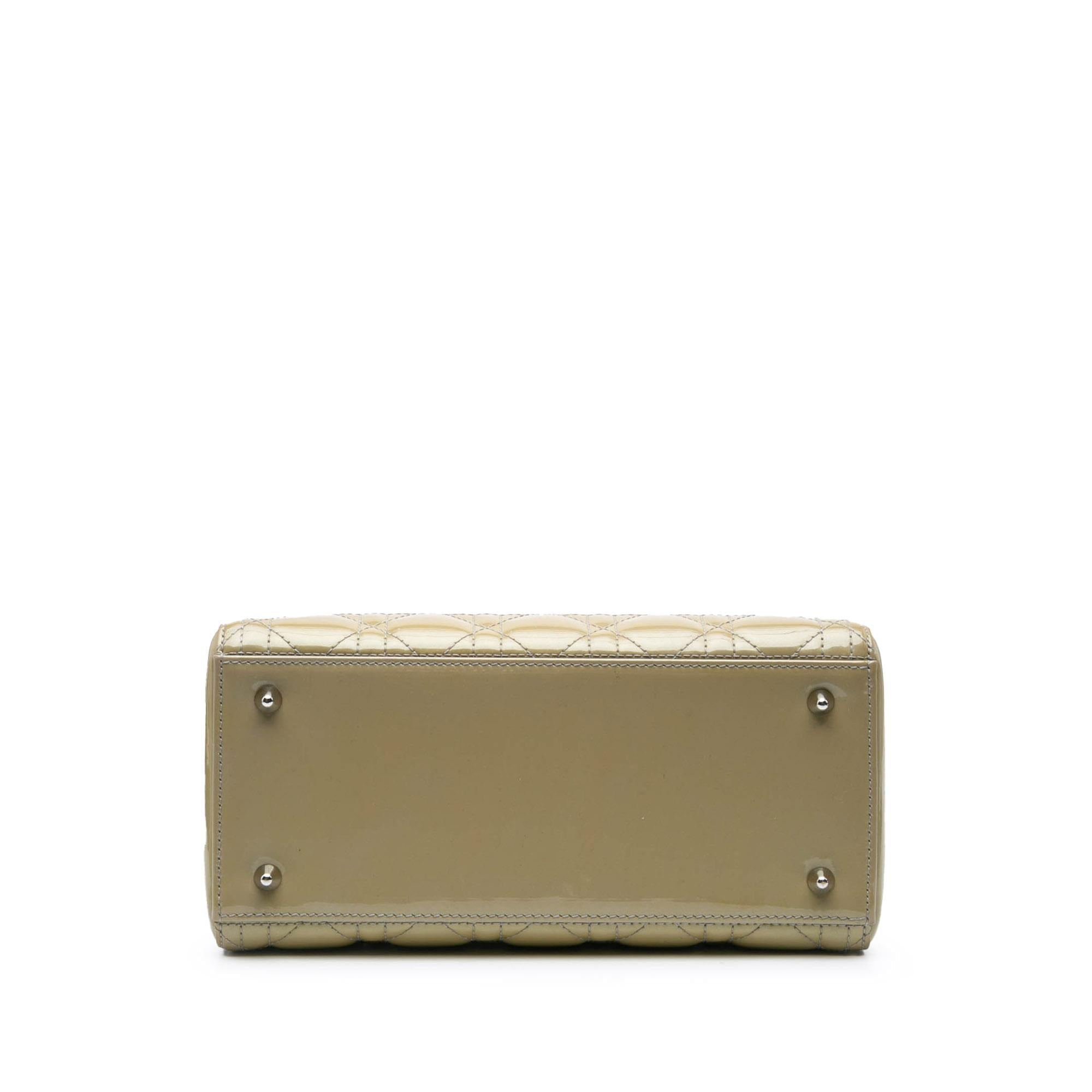 Dior Medium Patent Cannage Lady Dior