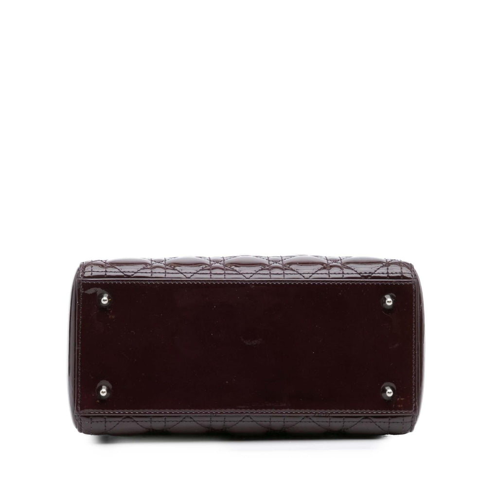 Dior Medium Patent Cannage Lady Dior