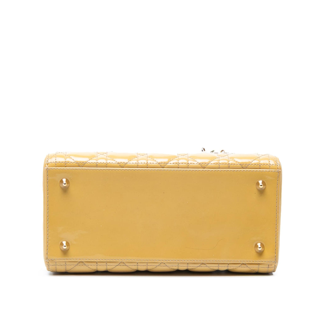 Dior Medium Patent Cannage Lady Dior