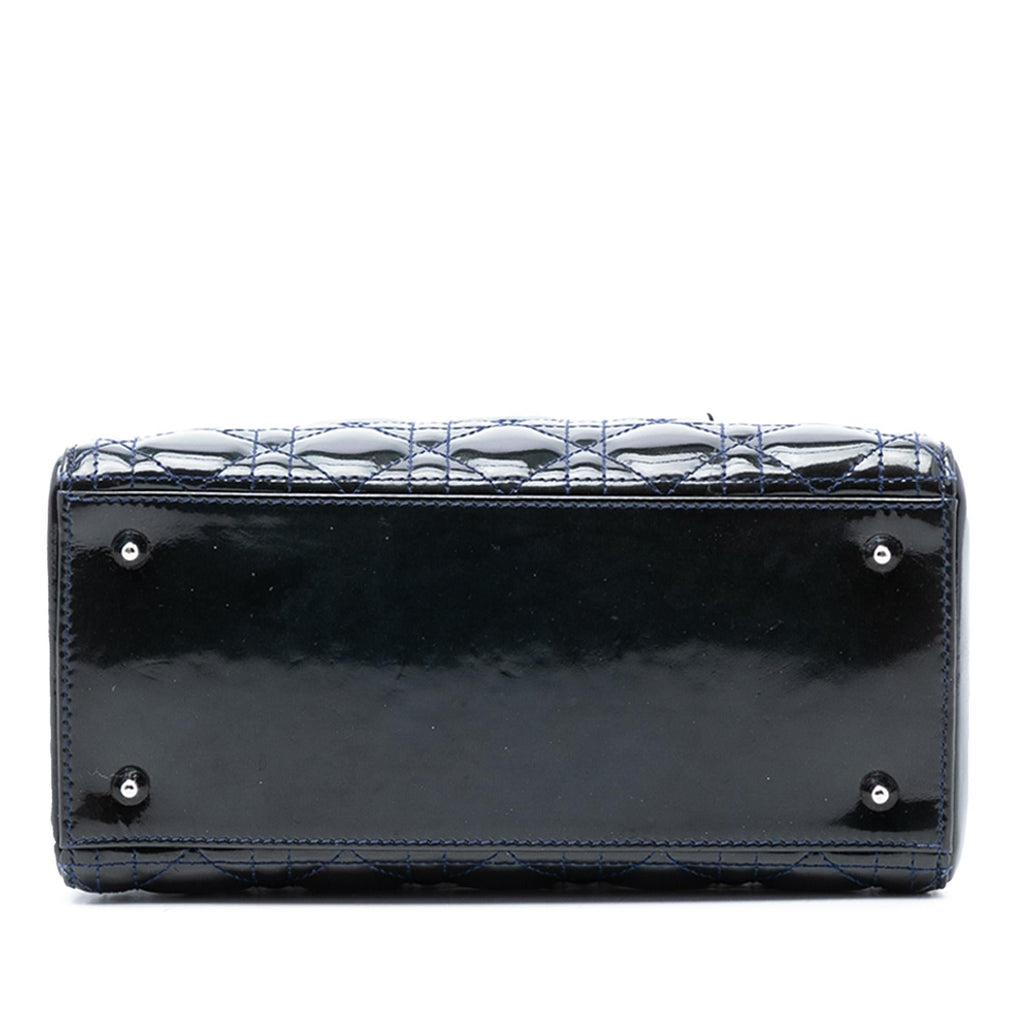 Dior Medium Patent Cannage Lady Dior