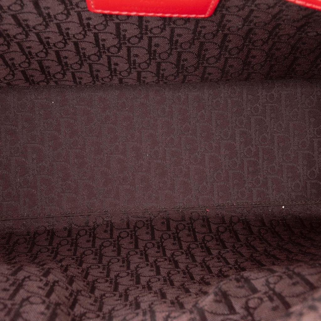 Dior Medium Patent Cannage Whipstitch Lady Dior