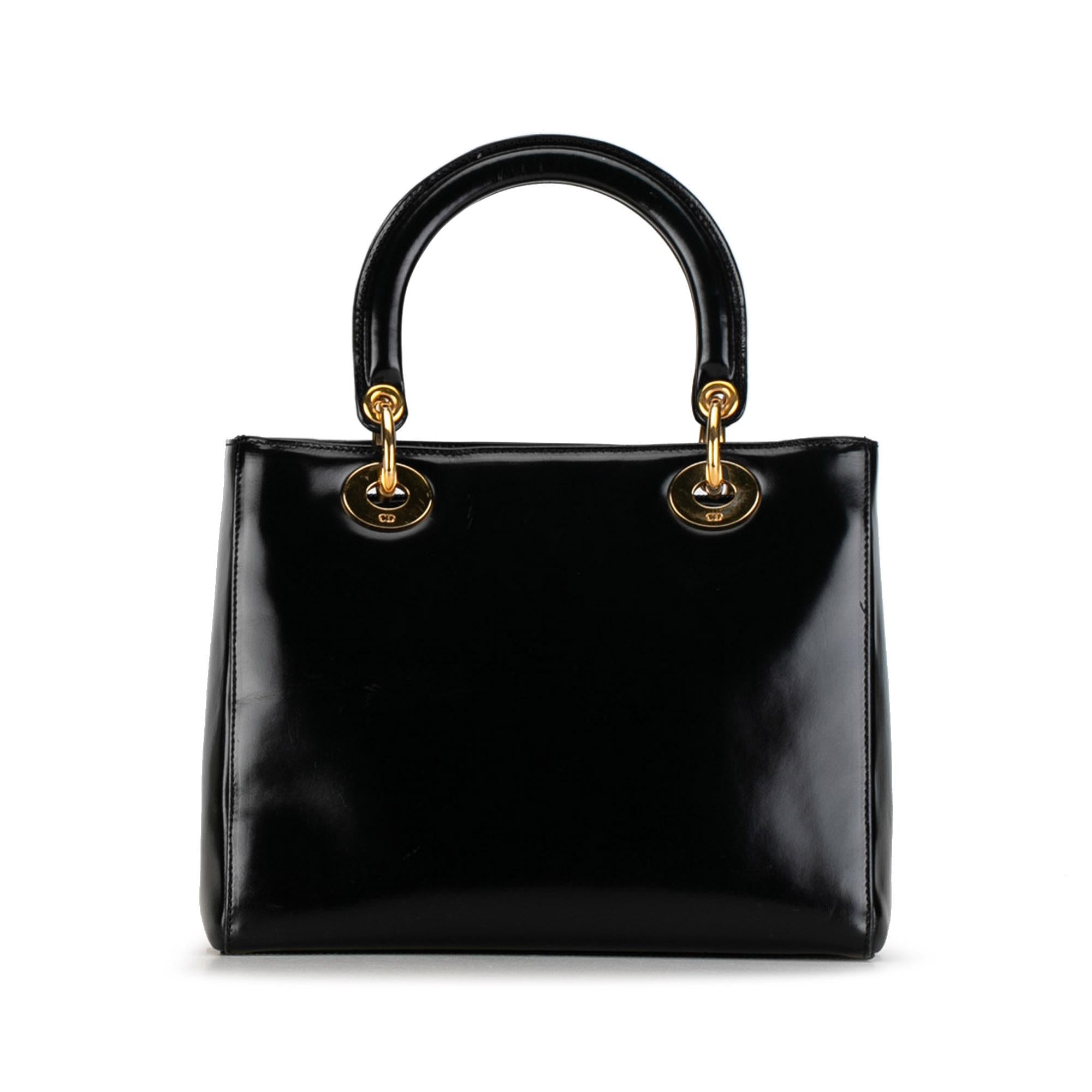 Dior Medium Patent Lady Dior (SHG-6fBji6)