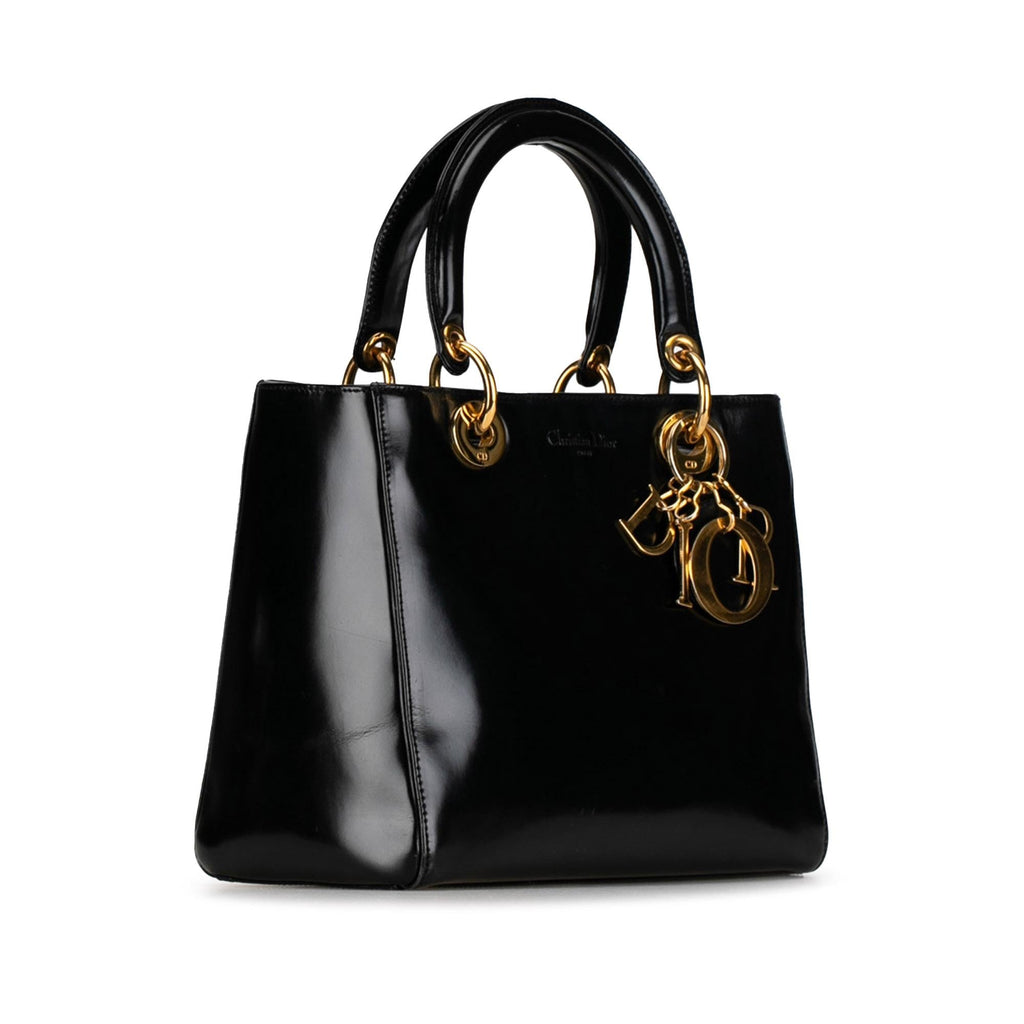 Dior Medium Patent Lady Dior (SHG-6fBji6)