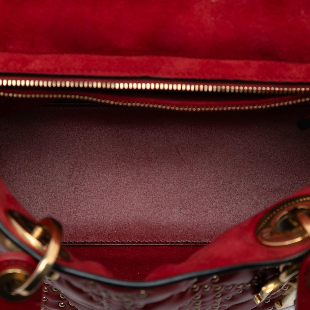 Dior Medium Studded Calfskin Lady Dior