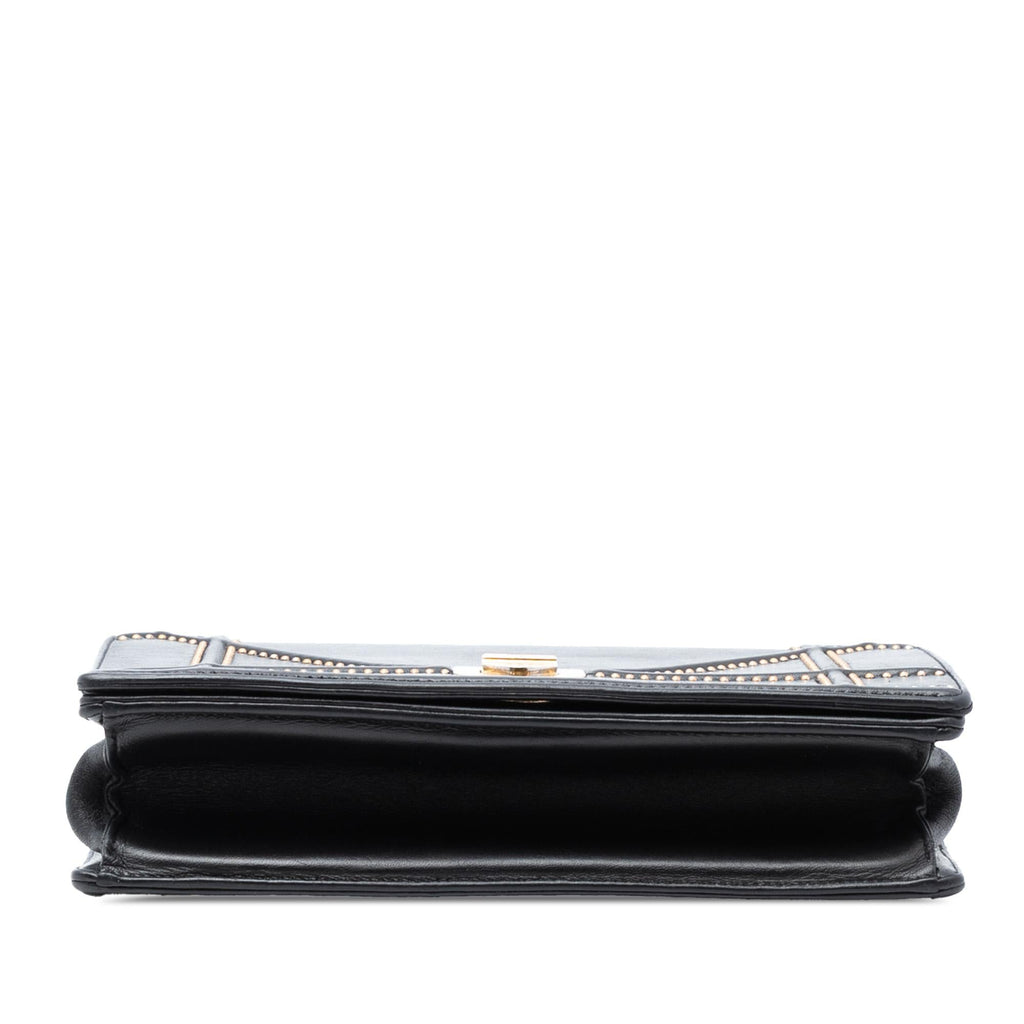 Dior Medium Studded Lambskin Diorama Flap