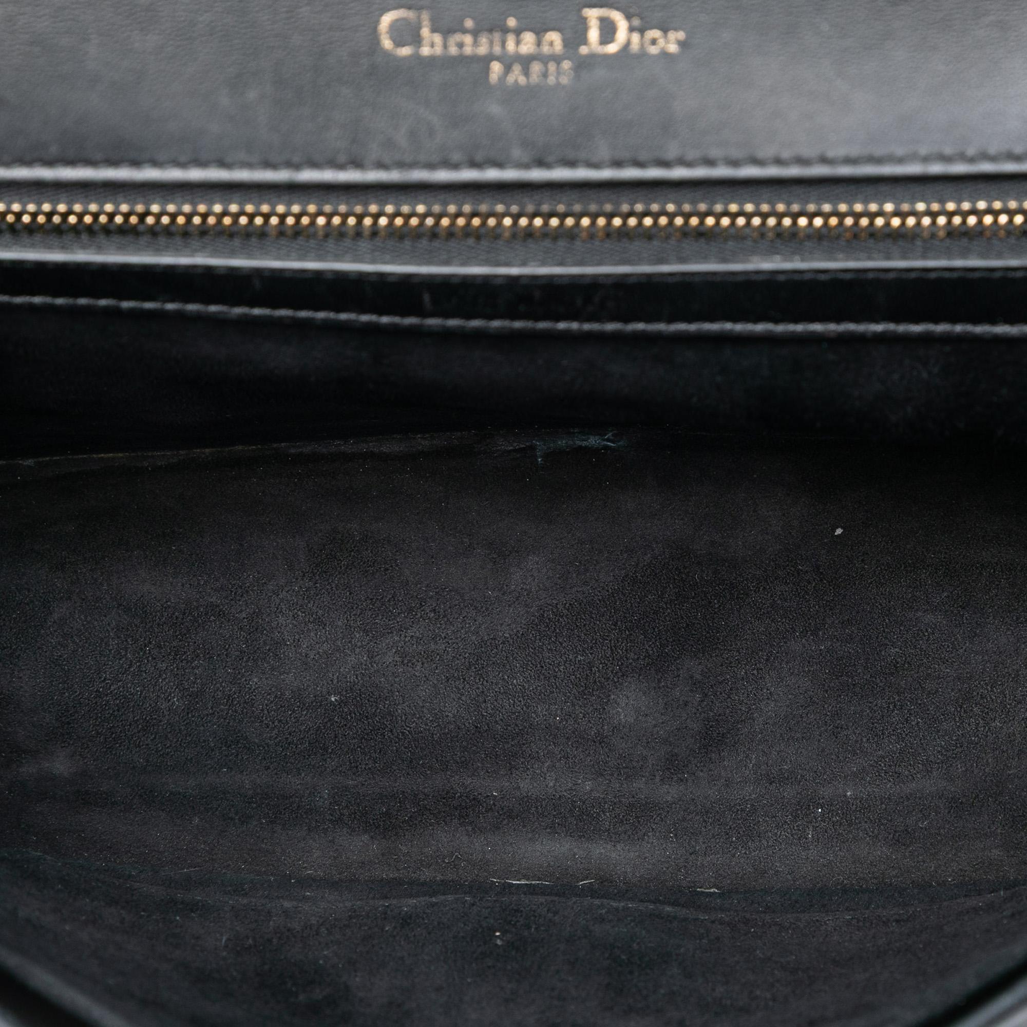 Dior Medium Studded Lambskin Diorama Flap