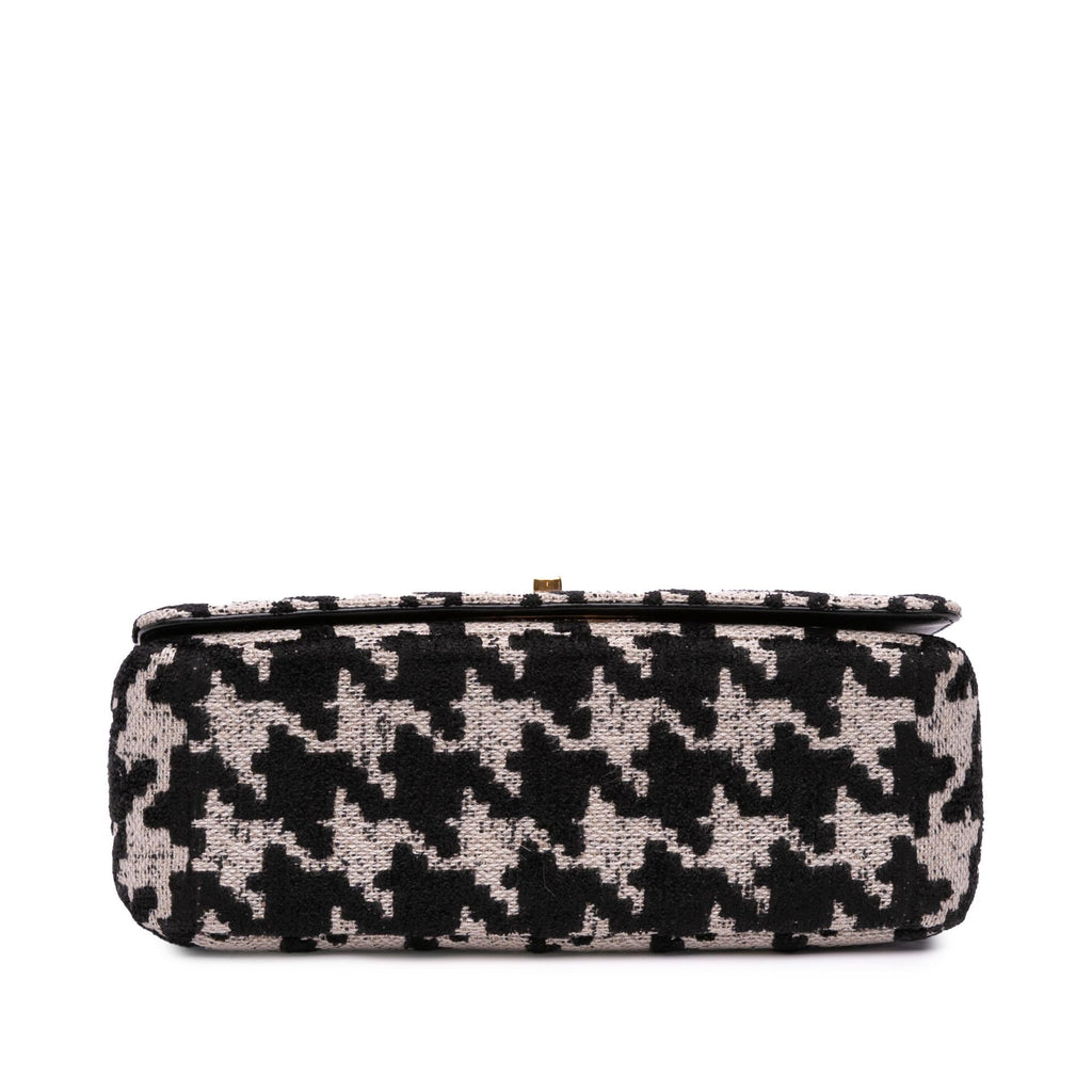 Dior Medium Technical Canvas Macro Houndstooth Caro Bag