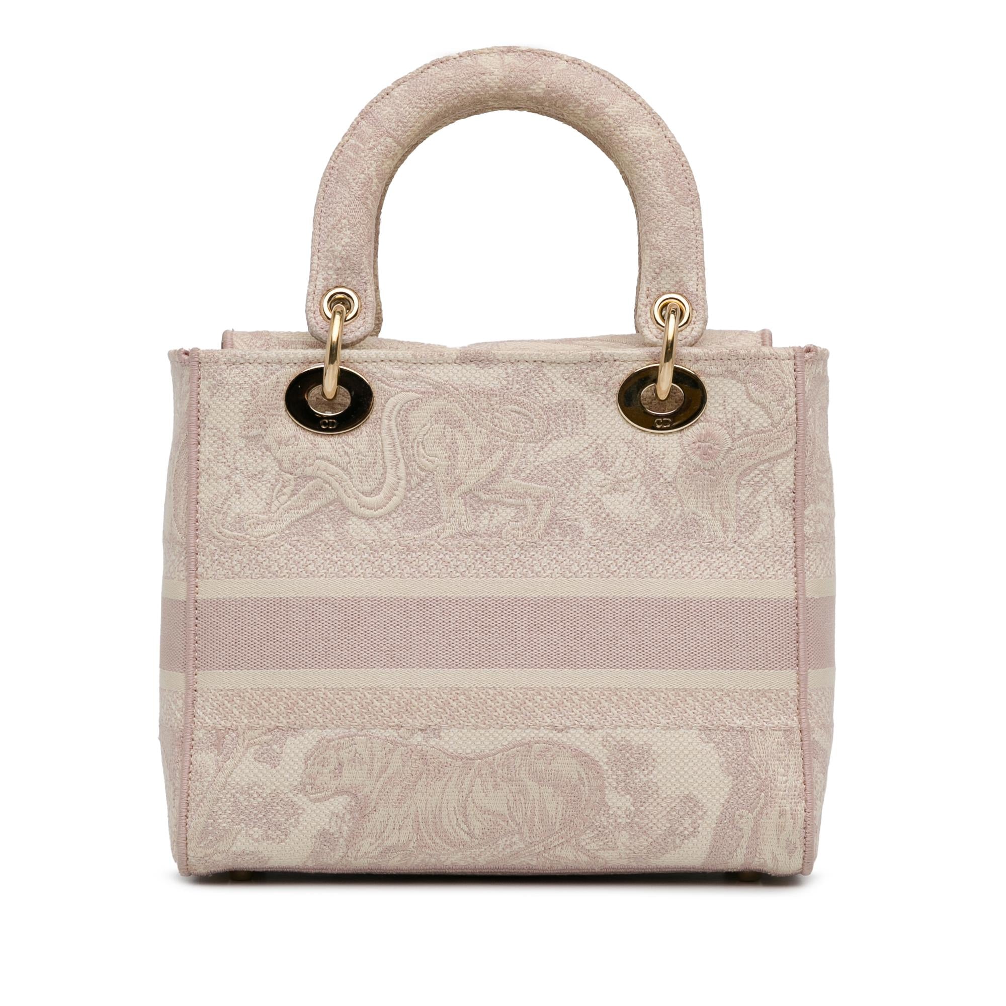 Dior Medium Toile de Jouy Lady D-Lite (SHG-UokZue)