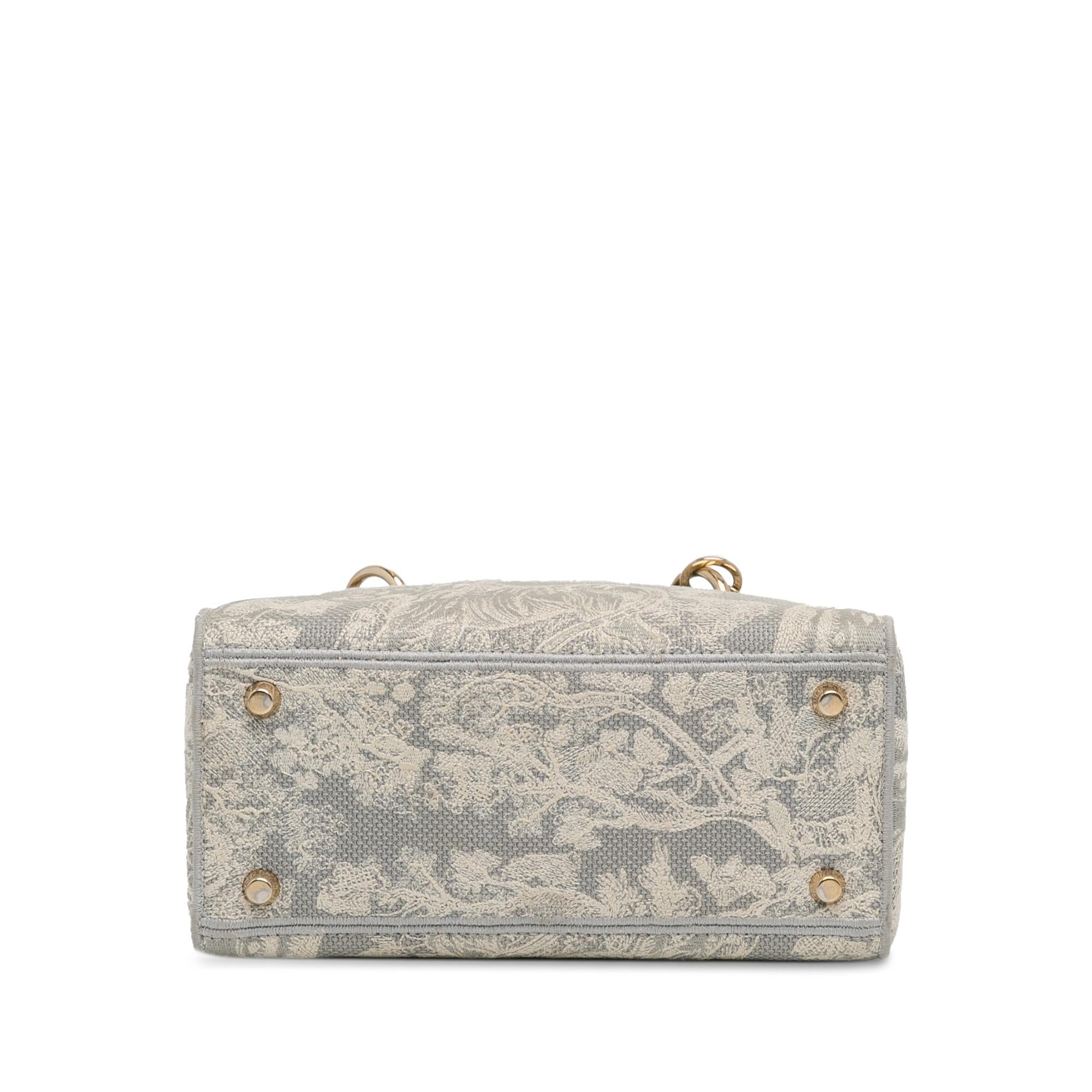 Dior Medium Toile de Jouy Lady D-Lite (SHG-VCAy3g)