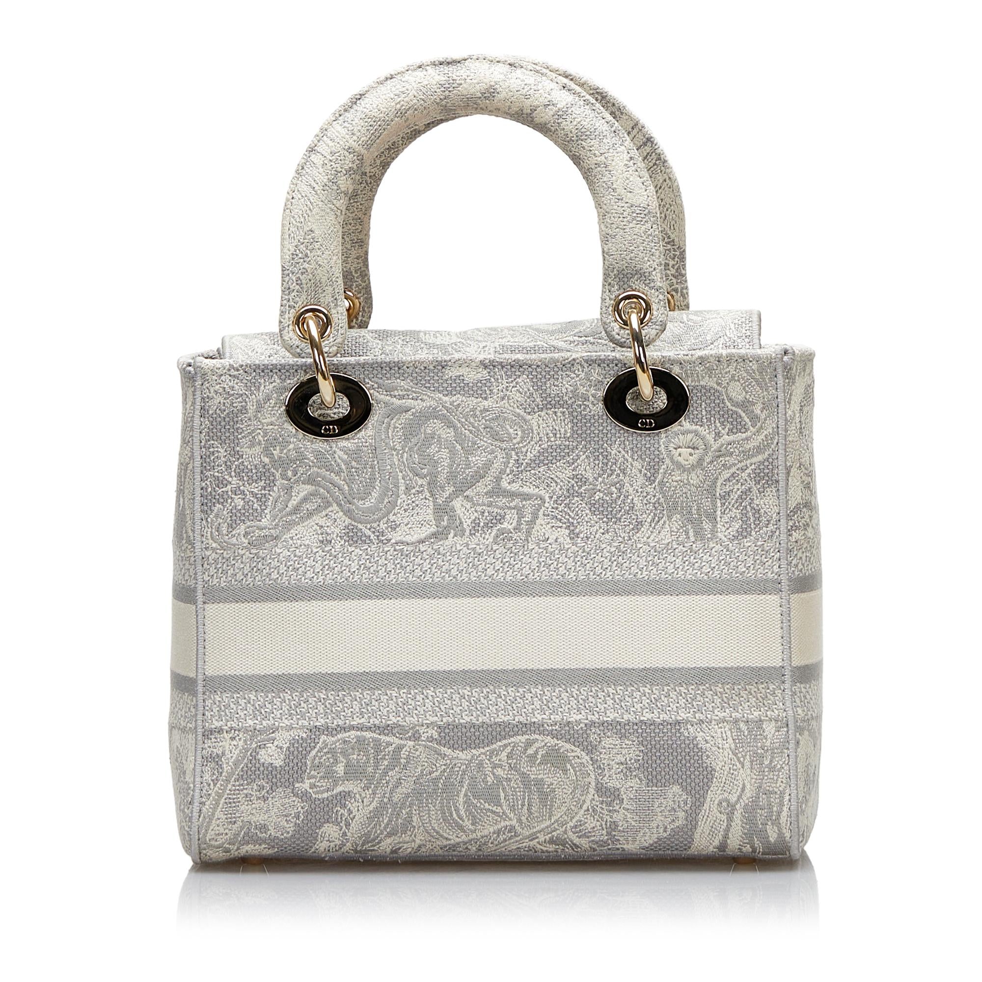 Dior Medium Toile de Jouy Lady D-Lite (SHG-QLSZrh)
