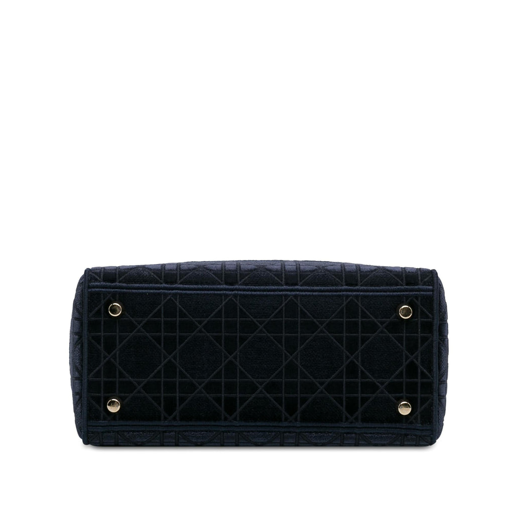 Dior Medium Velvet Cannage Lady D-Lite (SHG-Cz22FV)