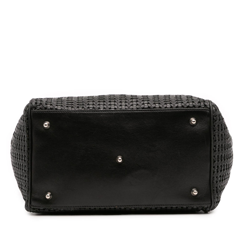Dior Medium Woven Leather Soft Lady Dior