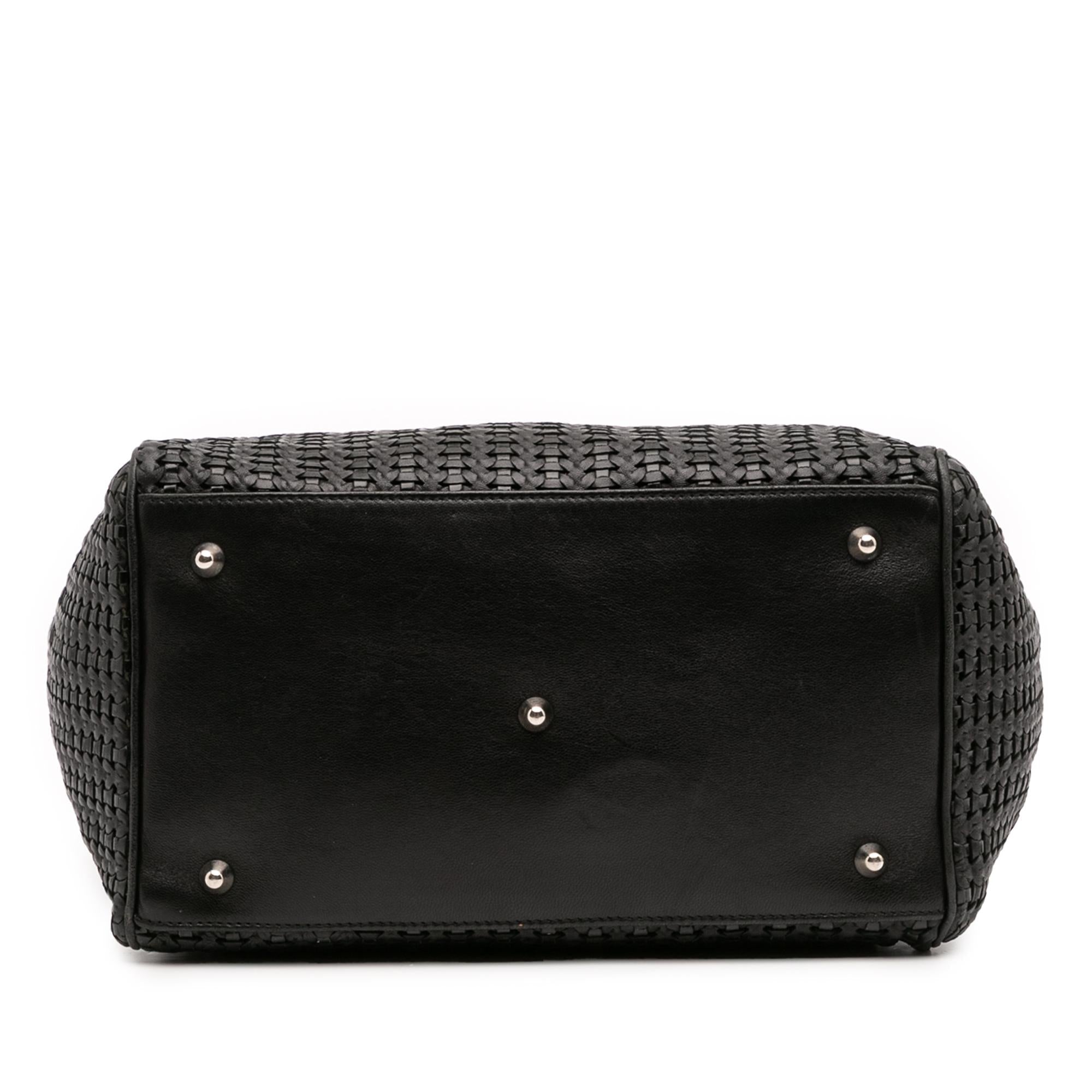 Dior Medium Woven Leather Soft Lady Dior