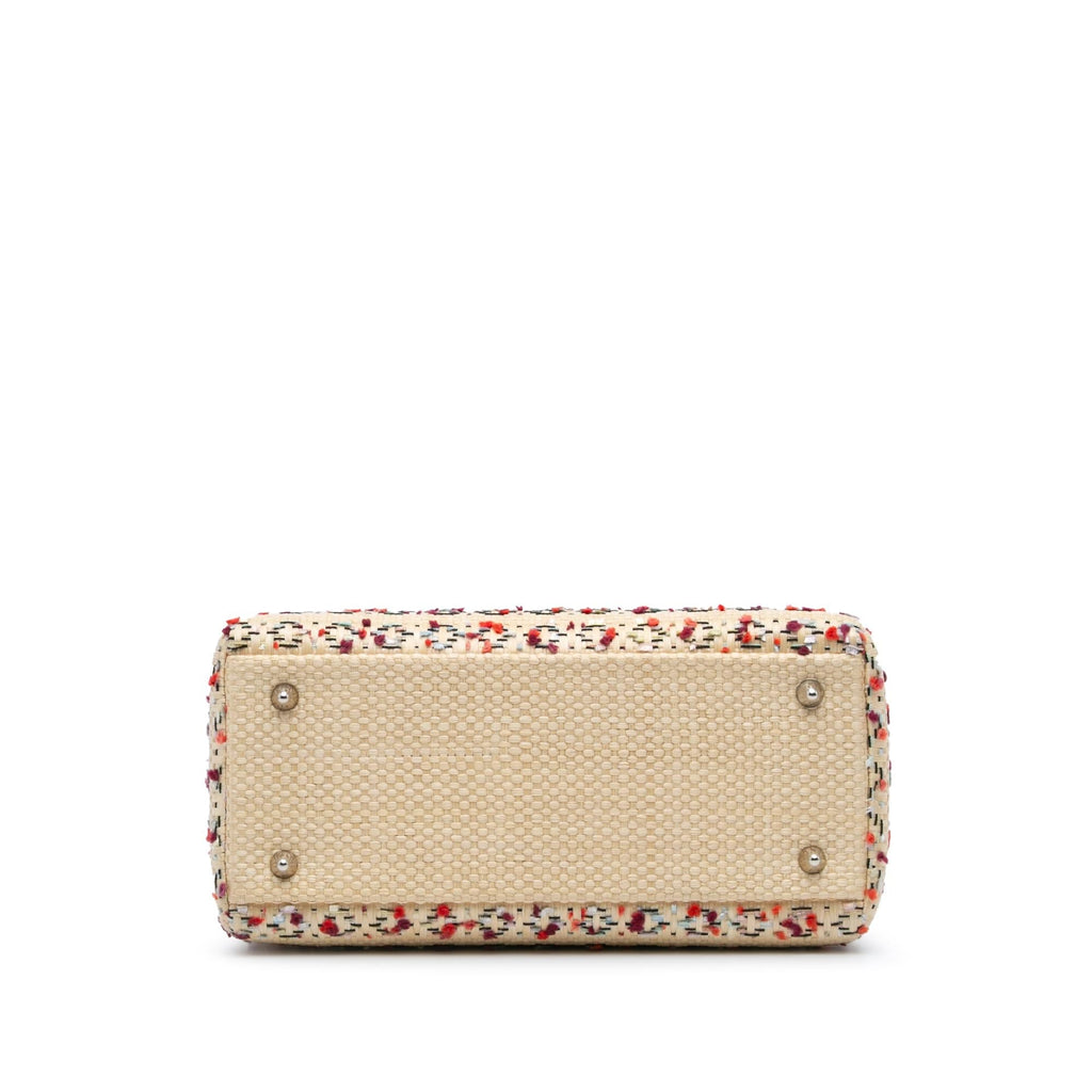 Dior Medium Woven Raffia Lady Dior
