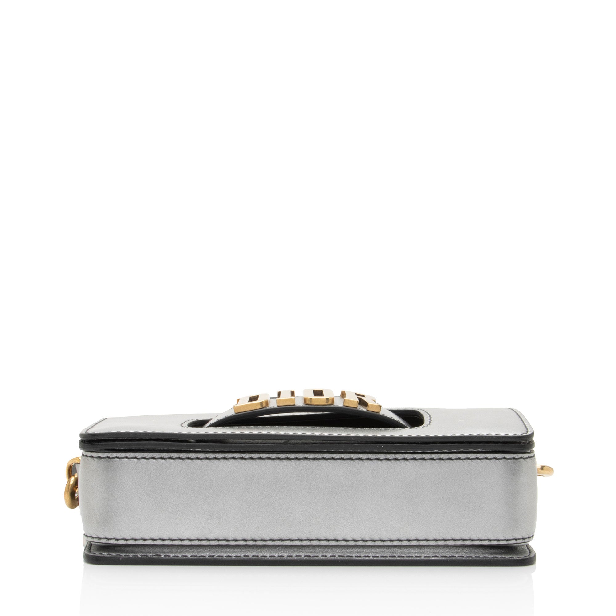 Dior Metallic Grained Calfskin Dio(R)evolution Flap Bag