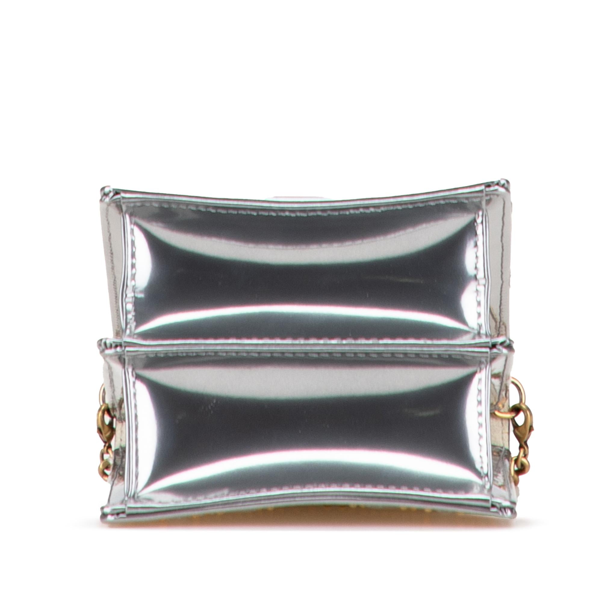 Dior Metallic Studded Calfskin Vertical Diorama
