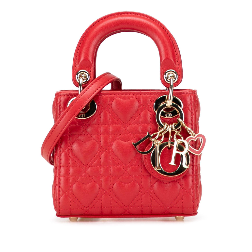 Dior Micro Calfskin Cannage Dioramour Lady Dior