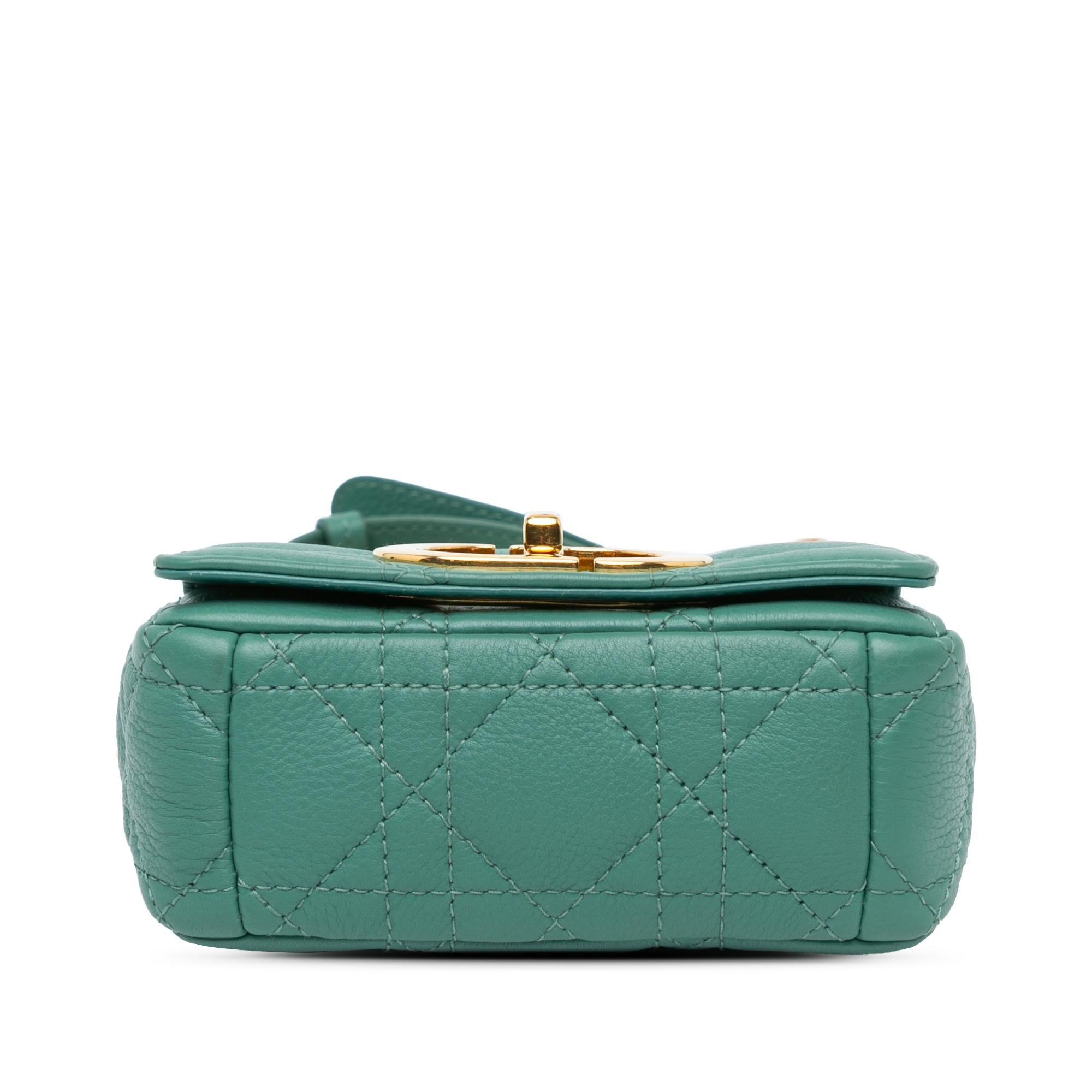 Dior Micro Calfskin Cannage Supple Caro Bag (SHG-PPTzcg)