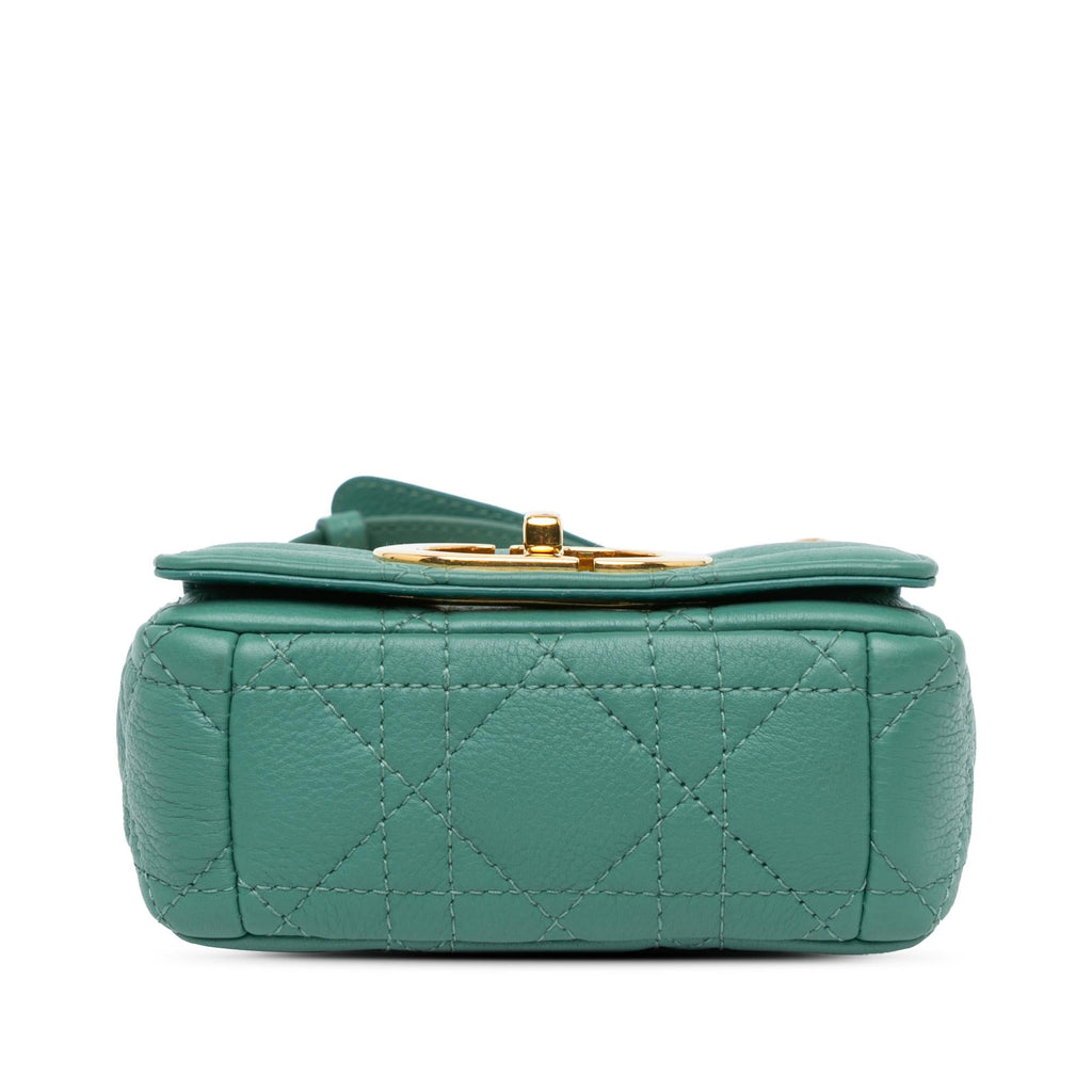 Dior Micro Calfskin Cannage Supple Caro Bag