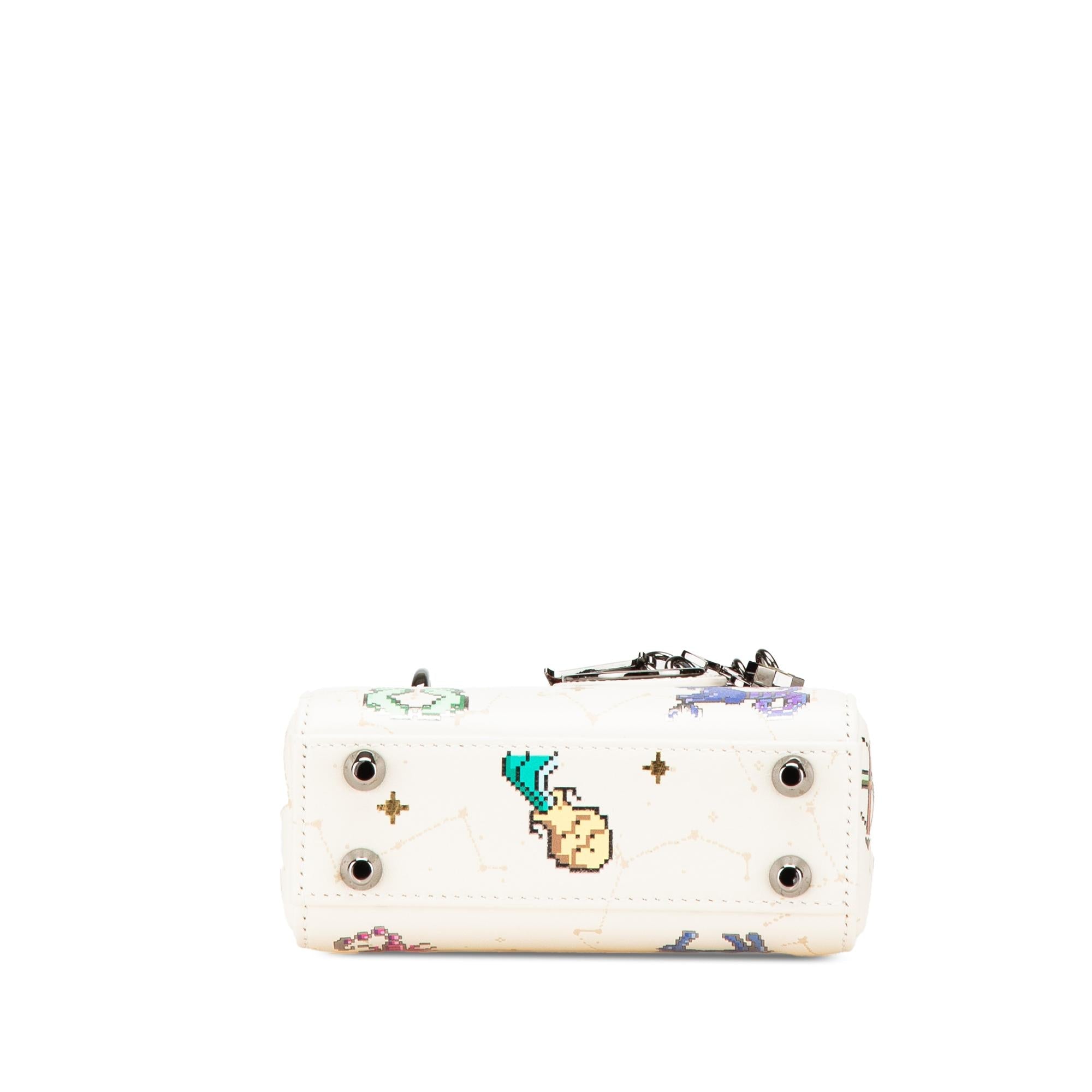 Dior Micro Calfskin Pixel Zodiac Lady Dior