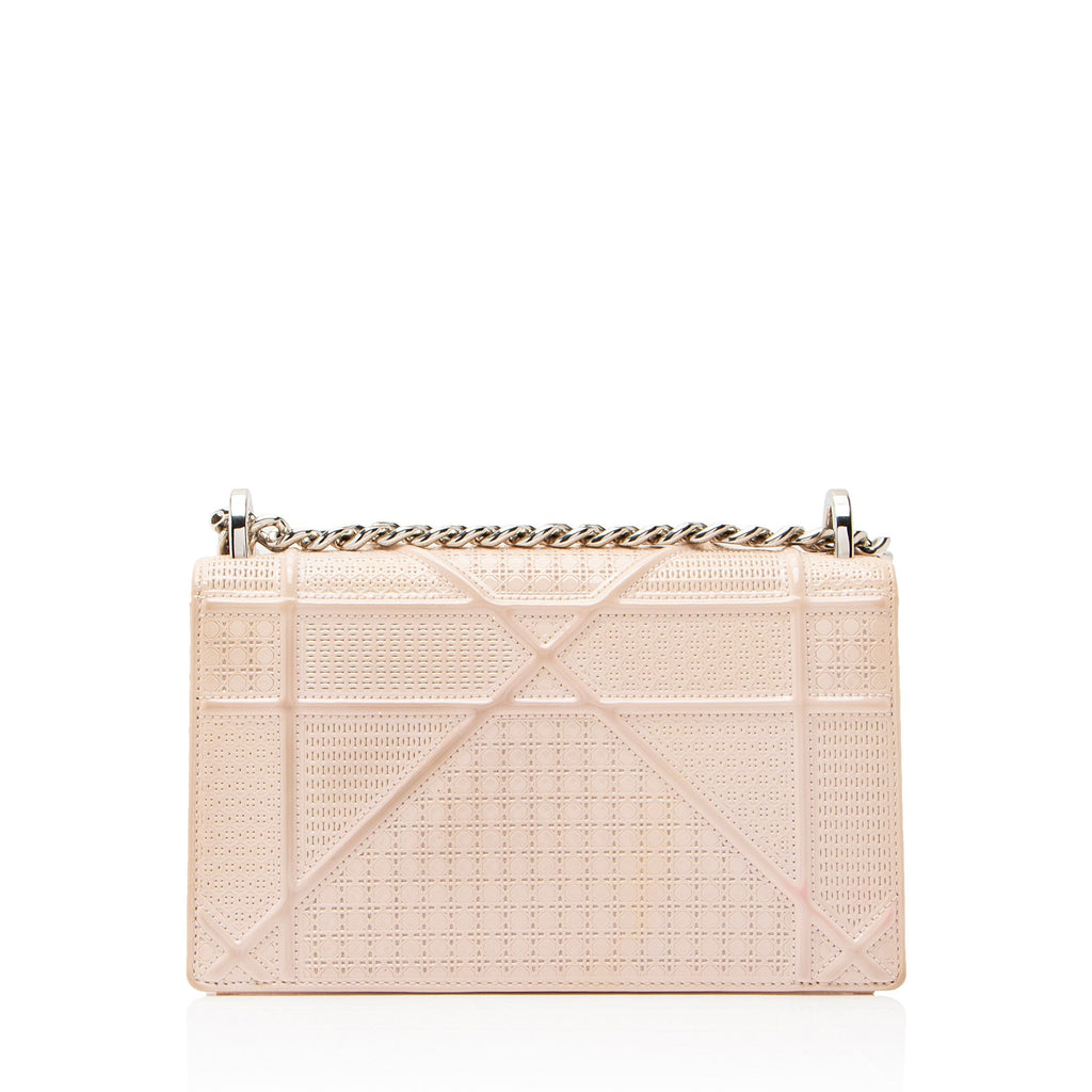 Dior Micro Cannage Patent Leather Diorama Small Shoulder Bag