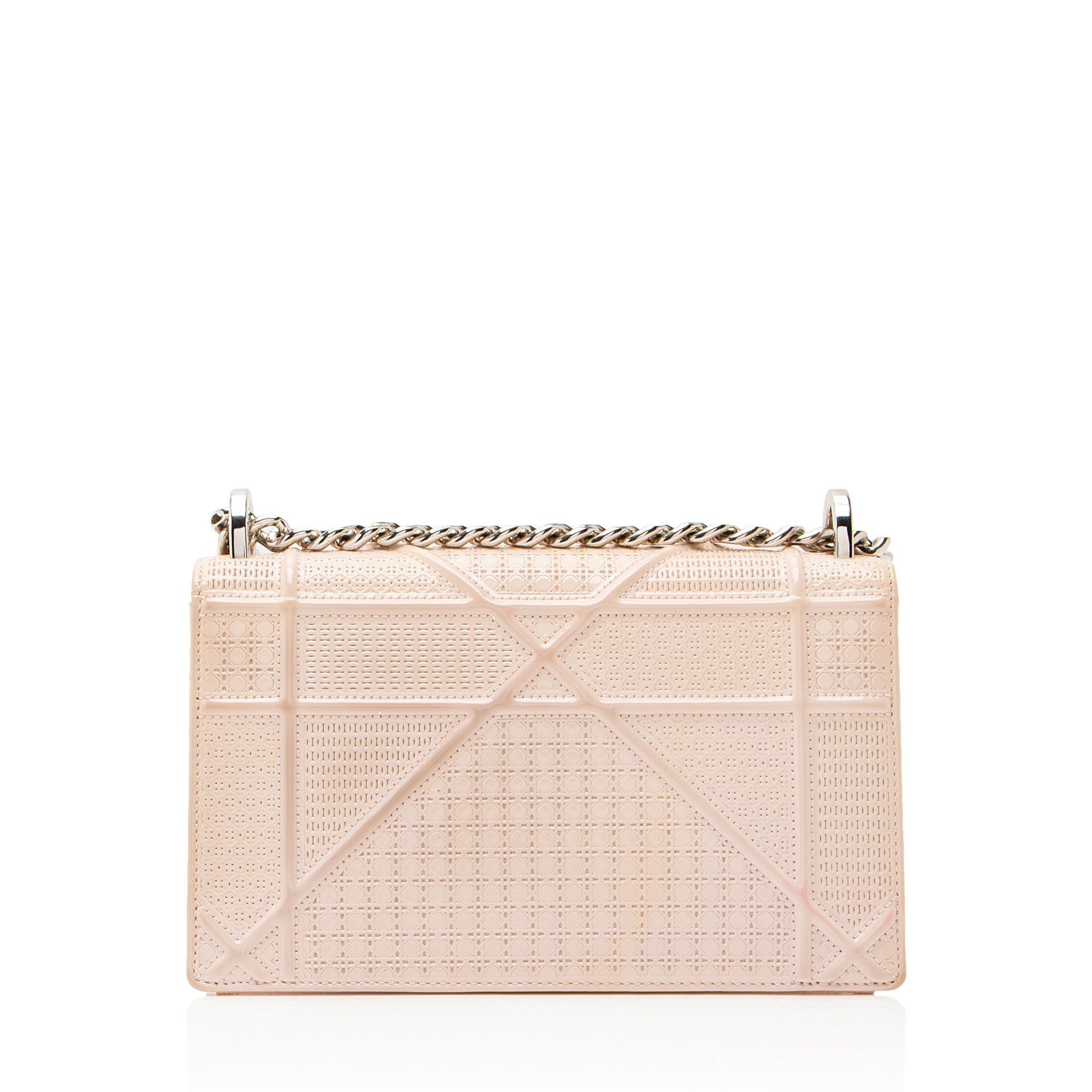 Dior Micro Cannage Patent Leather Diorama Small Shoulder Bag