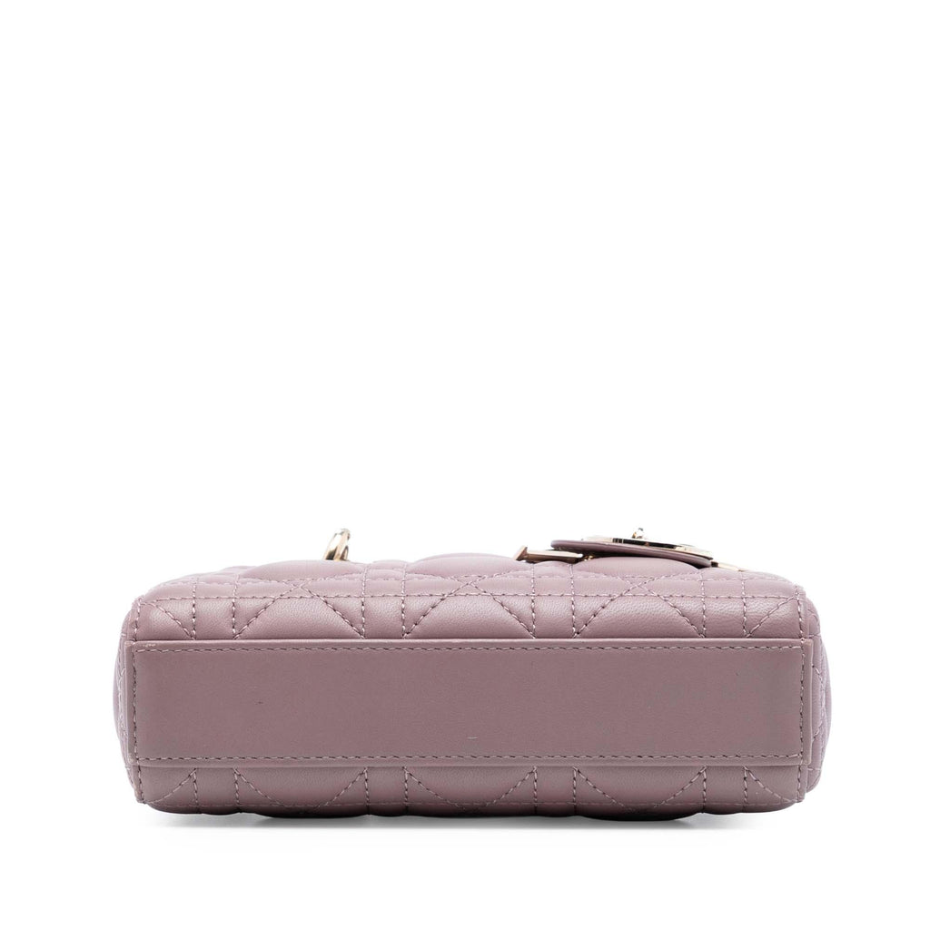 Dior Micro Lambskin Cannage Lady D Joy