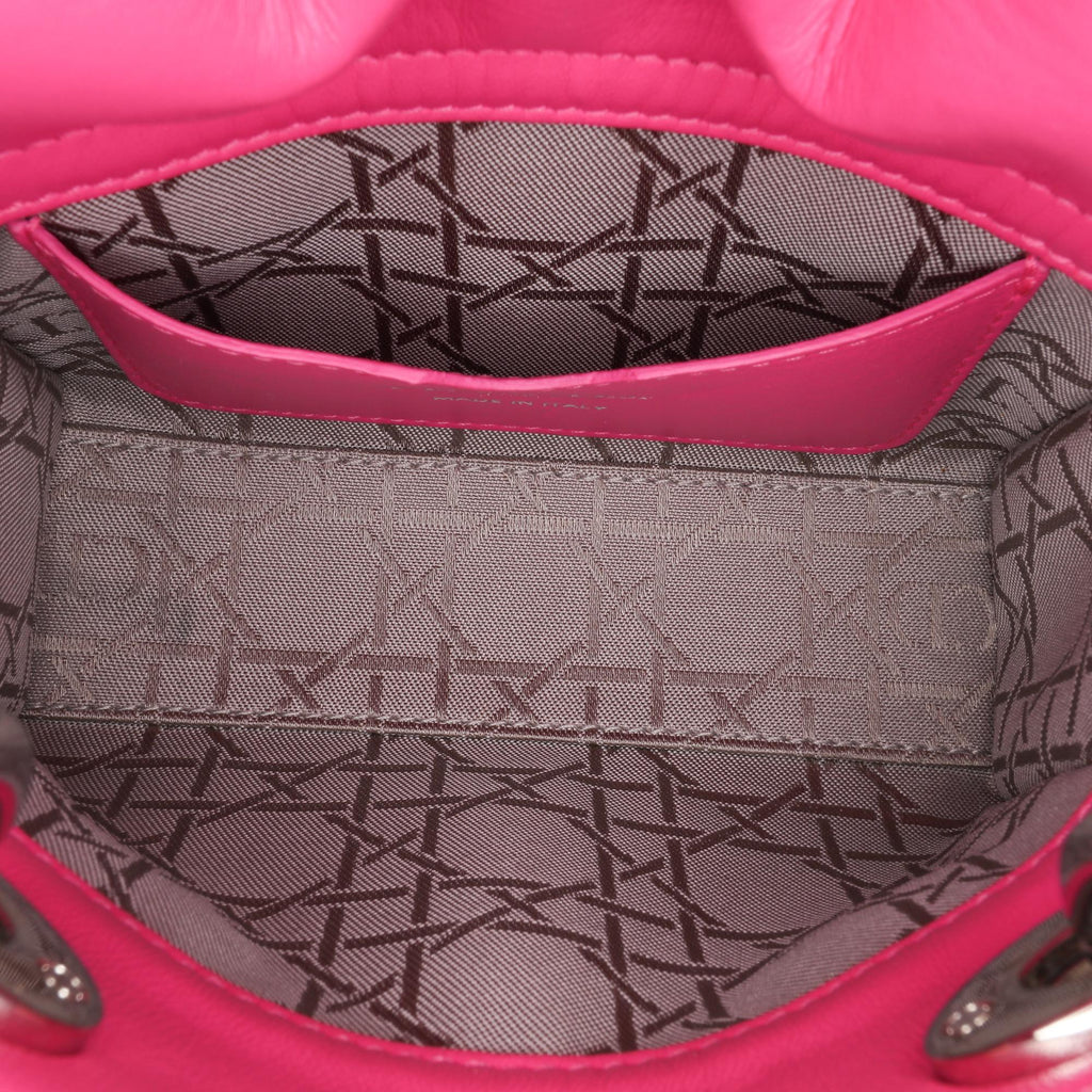 Dior Micro Lambskin Cannage Lady Dior
