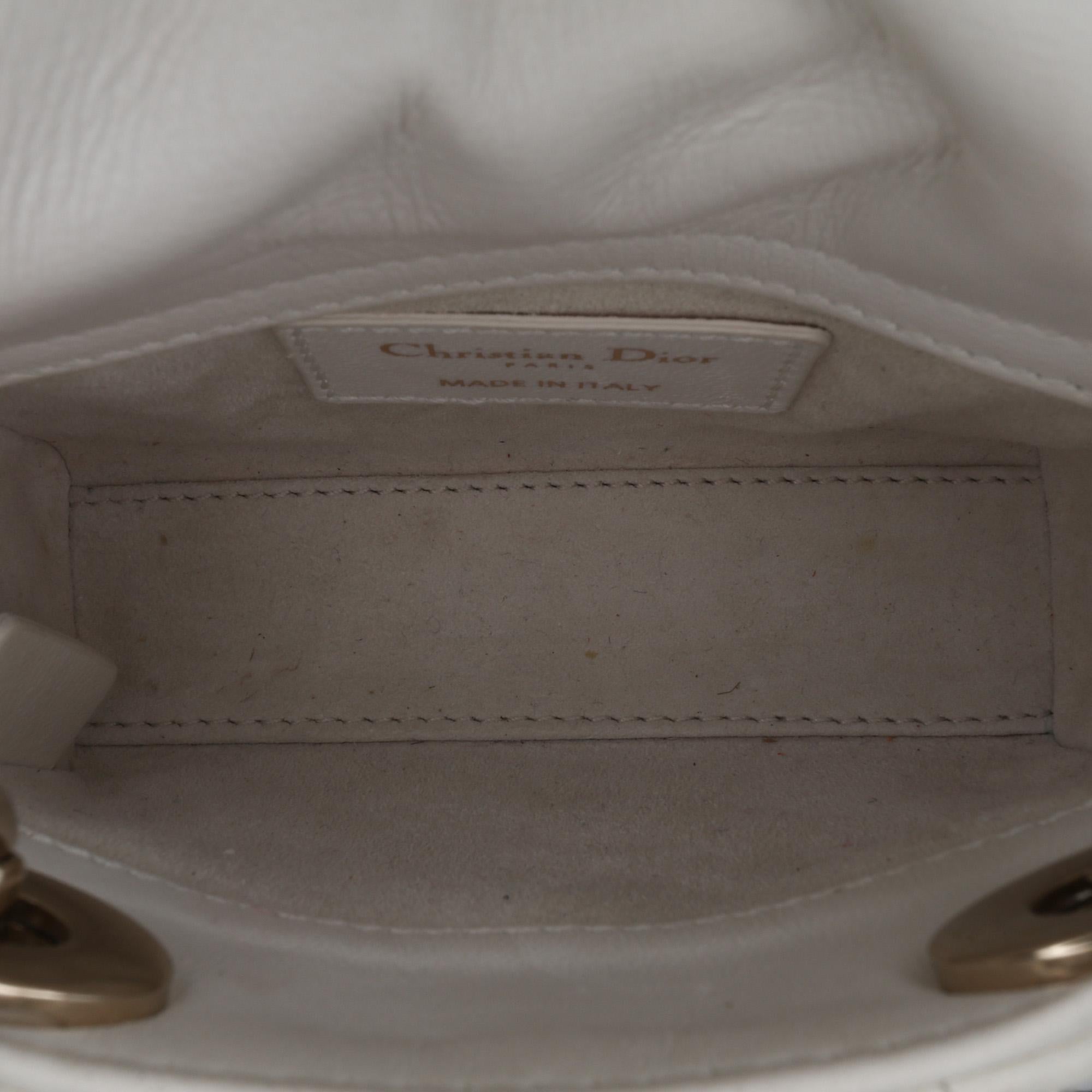 Dior Micro Lambskin Cannage Lady Dior