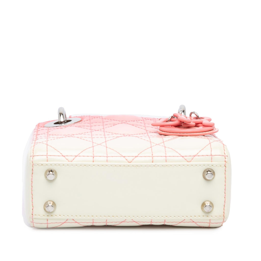 Dior Micro Ombre Patent Cannage Lady Dior