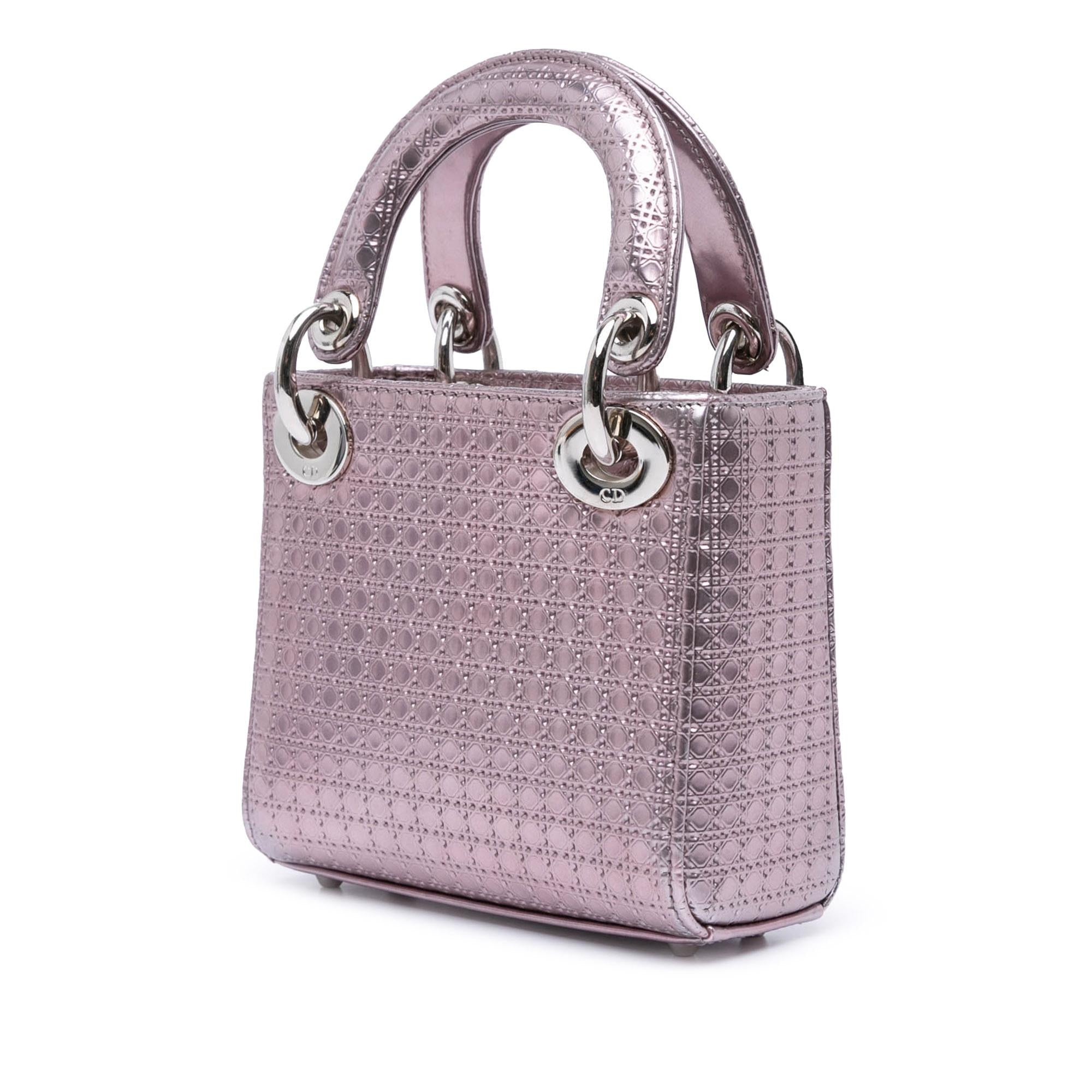 Dior Micro Patent Microcannage Lady Dior