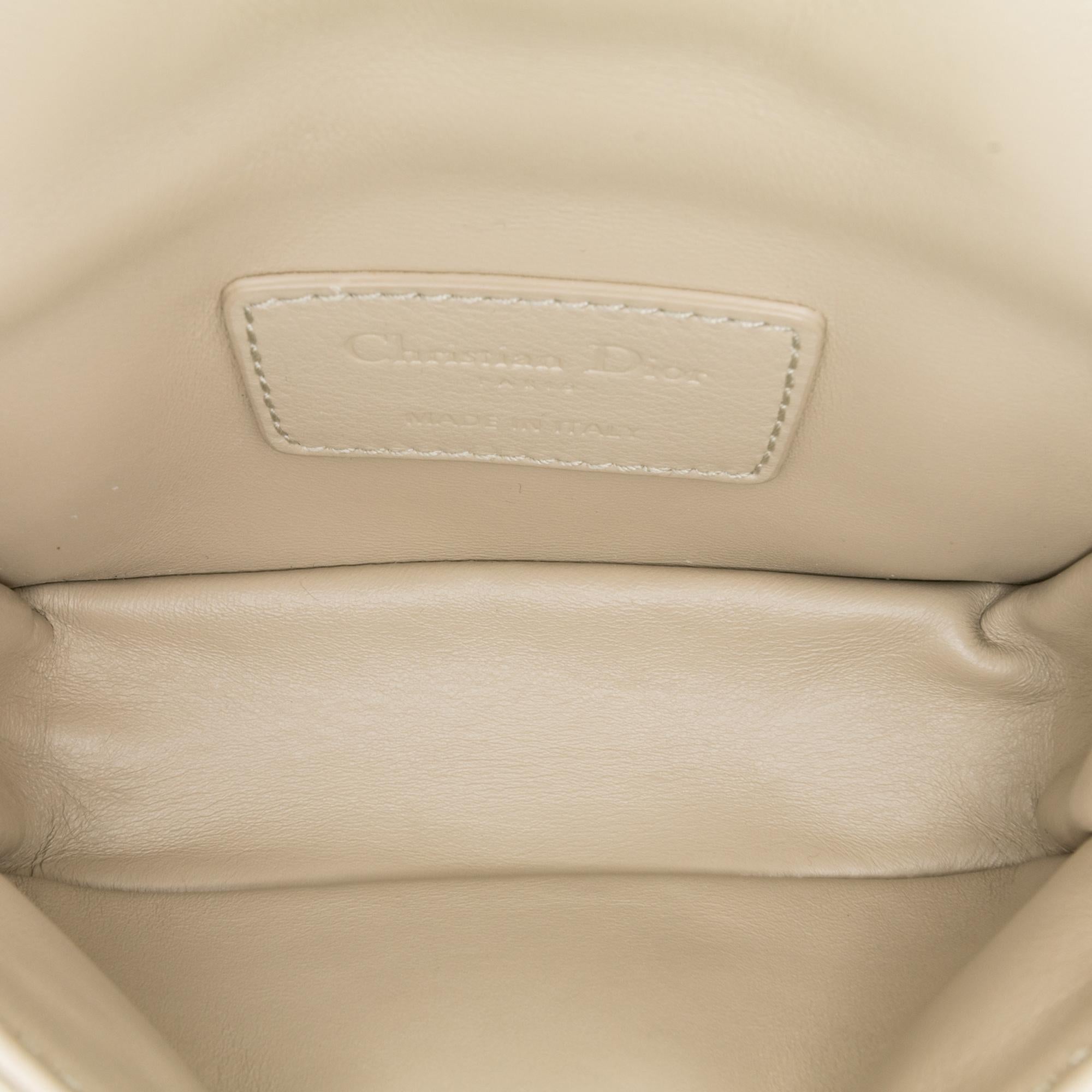 Dior Micro Supple Calfskin Cannage Caro Bag