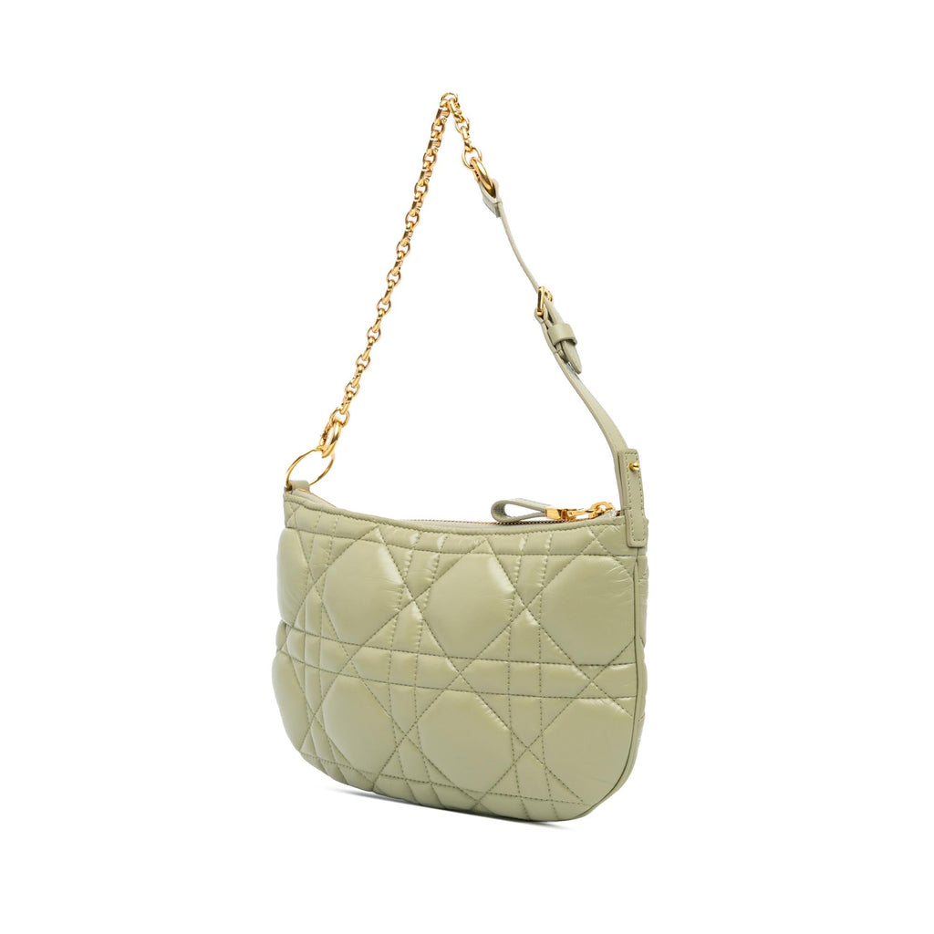 Dior Mini Calfskin Macrocannage Dior Caro Tulip Bag