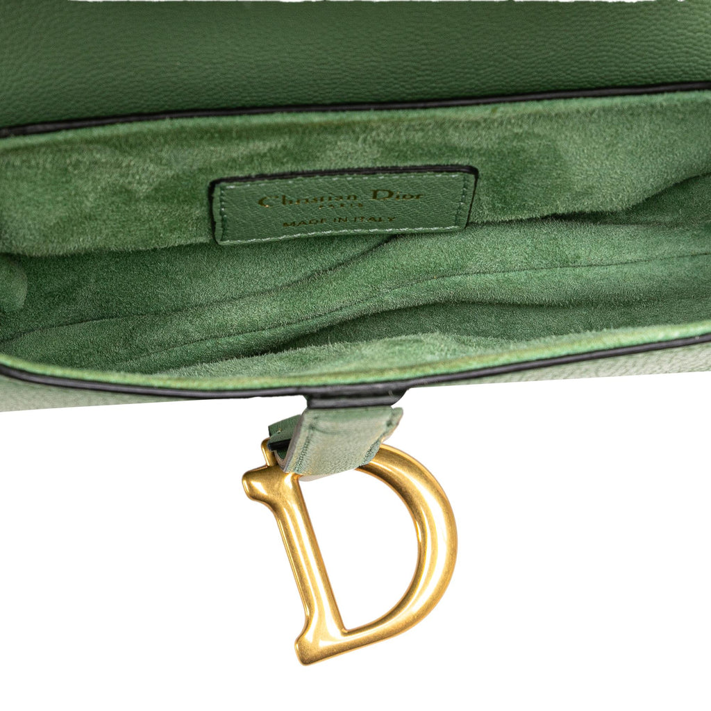 Dior Mini Calfskin Saddle Bag