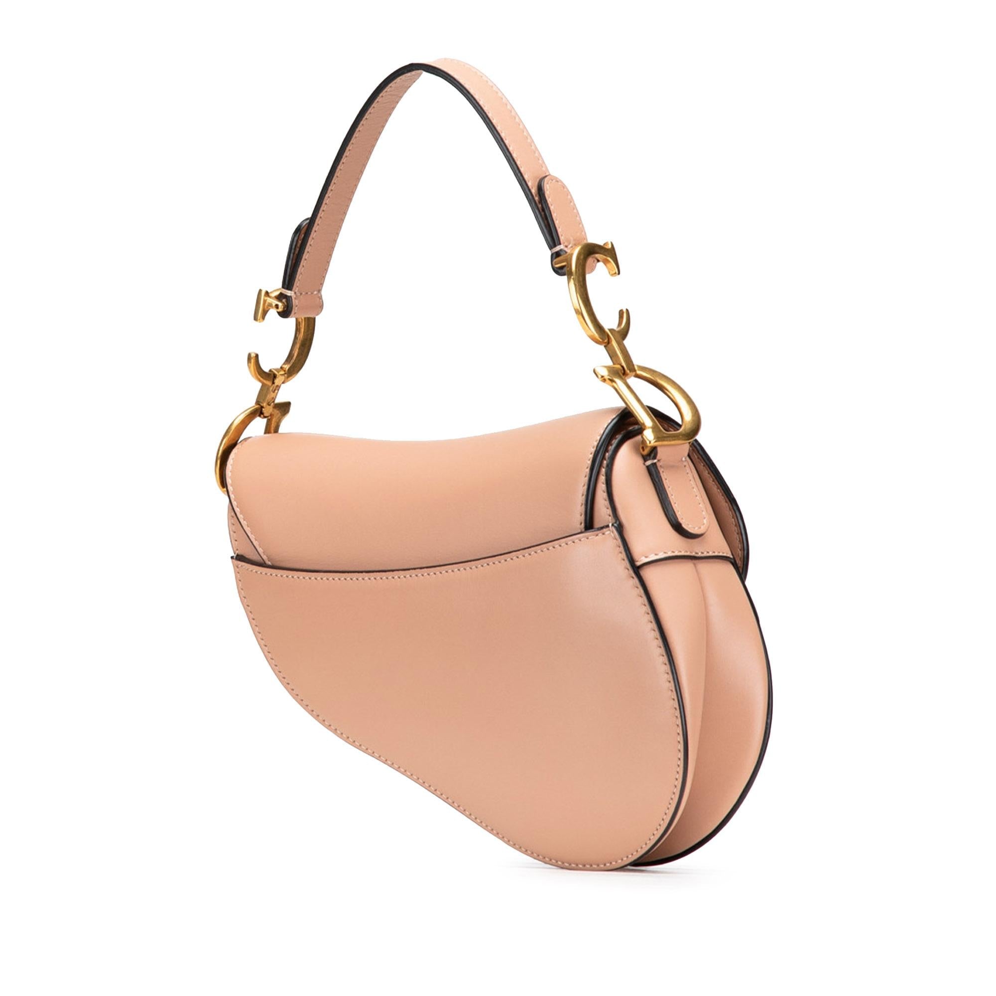Dior Mini Calfskin Saddle Bag