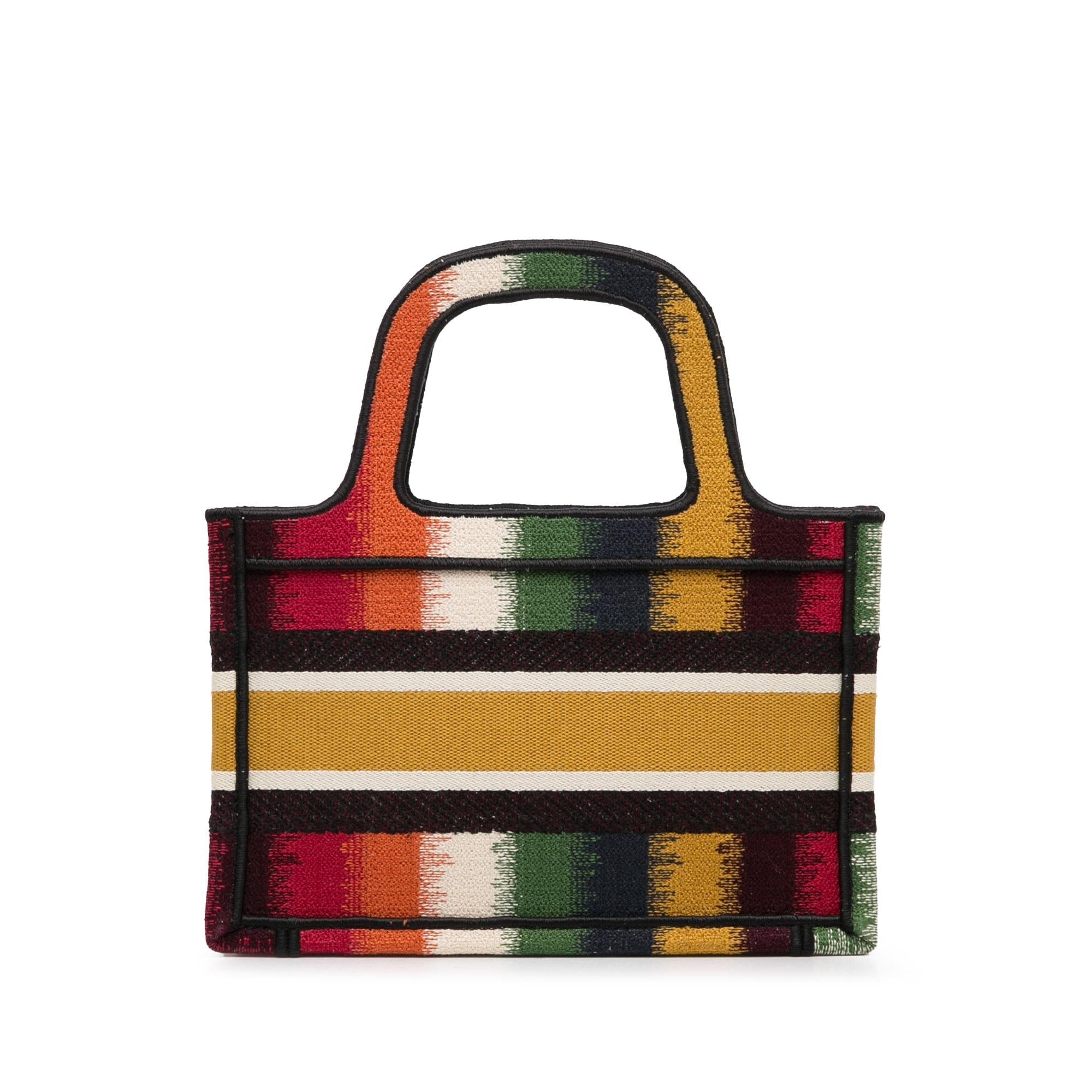 Dior Mini D Stripes Book Tote