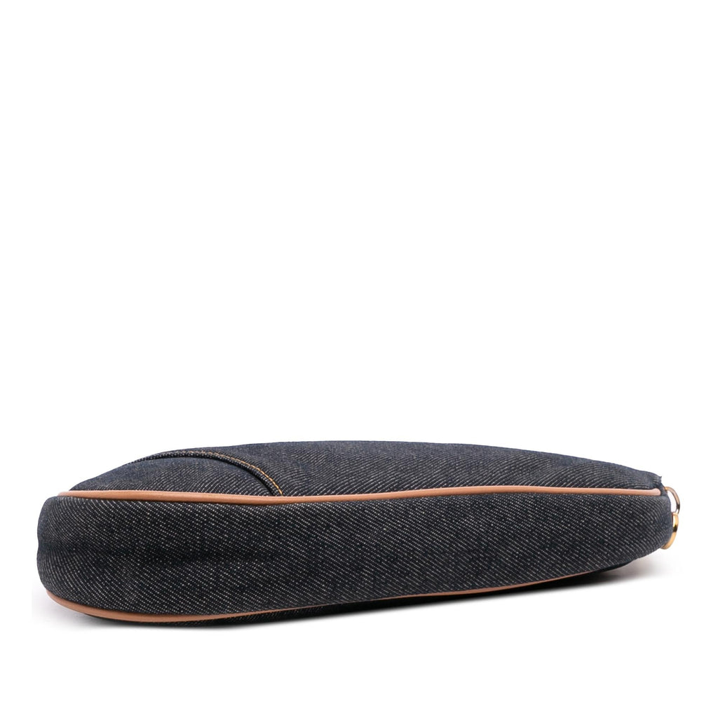 Dior Mini Denim Saddle Pochette