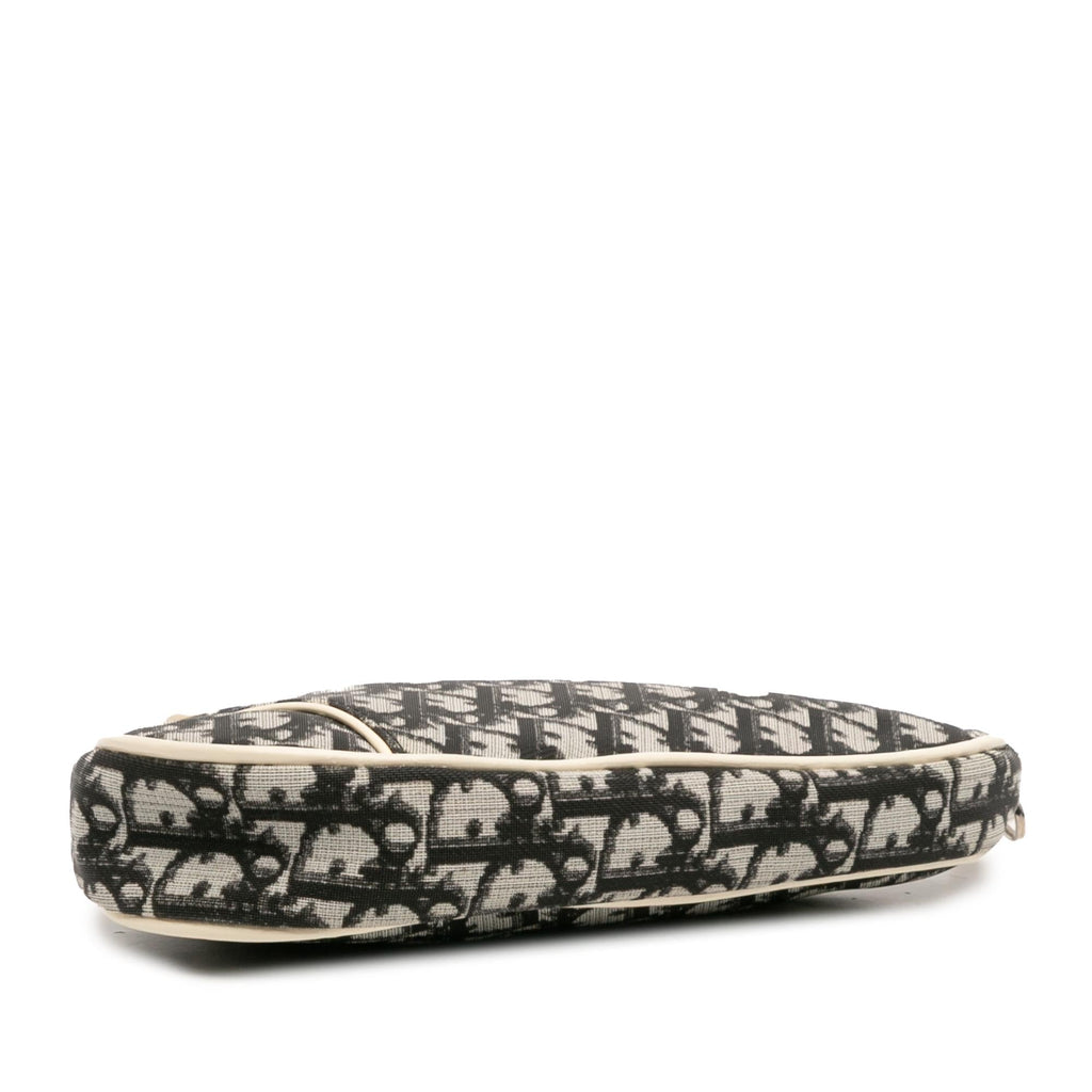 Dior Mini Diorissimo Canvas Saddle Pochette