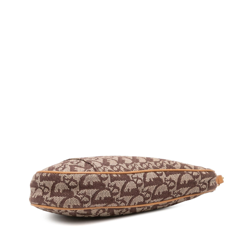 Dior Mini Diorissimo Canvas Saddle Pochette